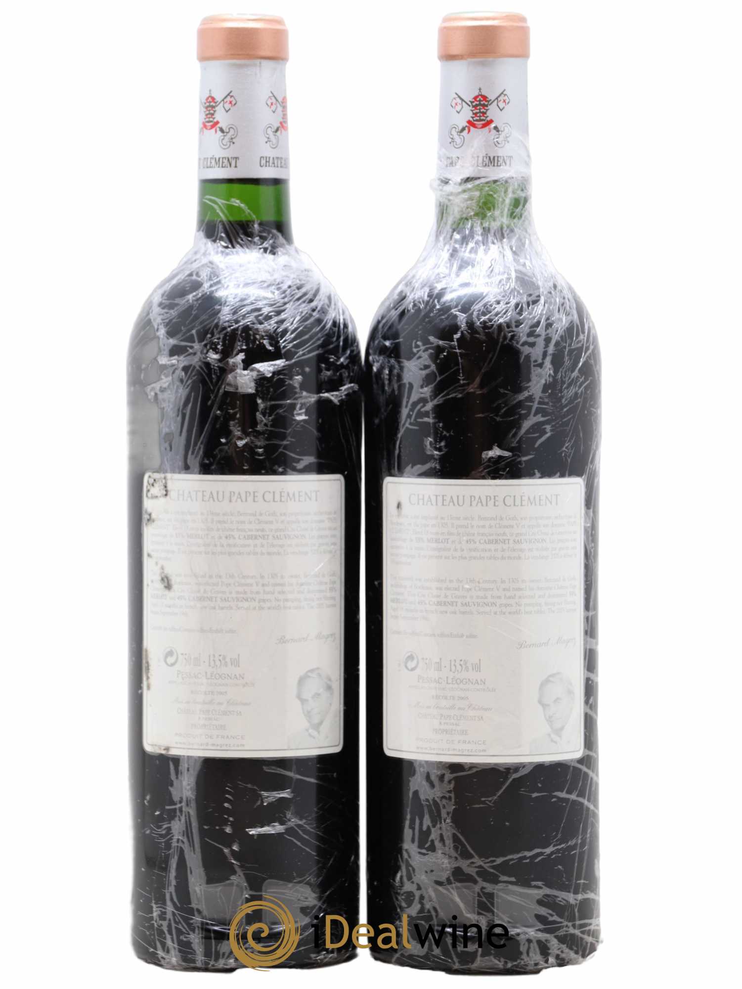 Château Pape Clément Cru Classé de Graves 2005 - Lot de 2 bouteilles - 1