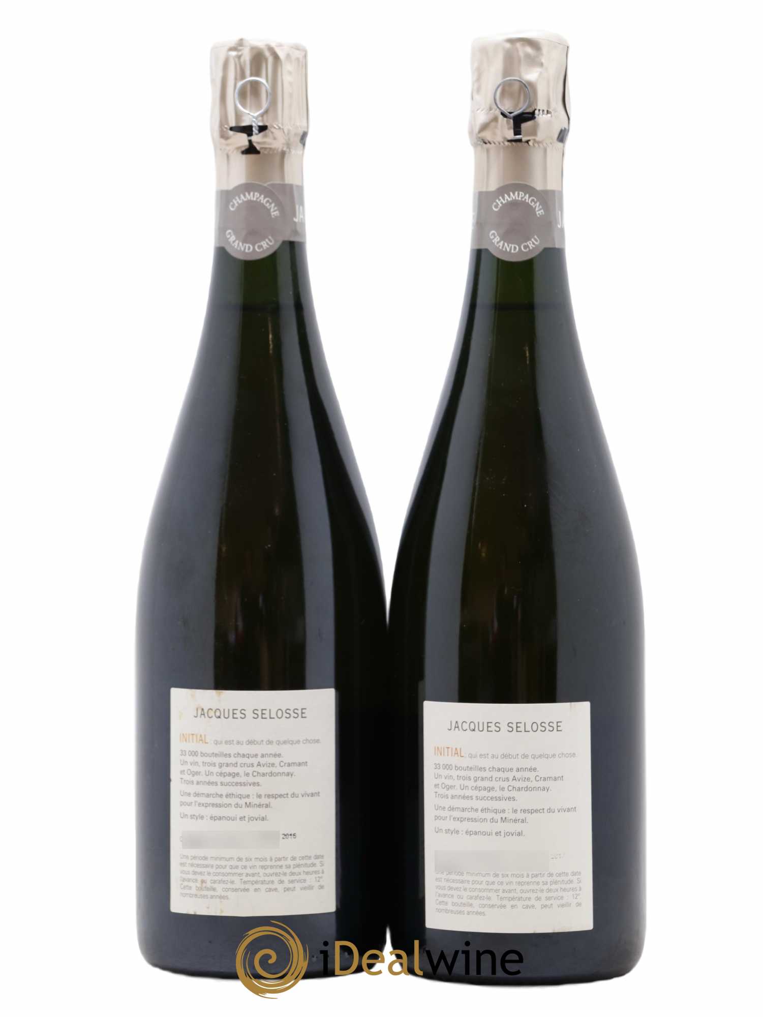 Initial Brut Jacques Selosse - Lot de 2 bouteilles - 1