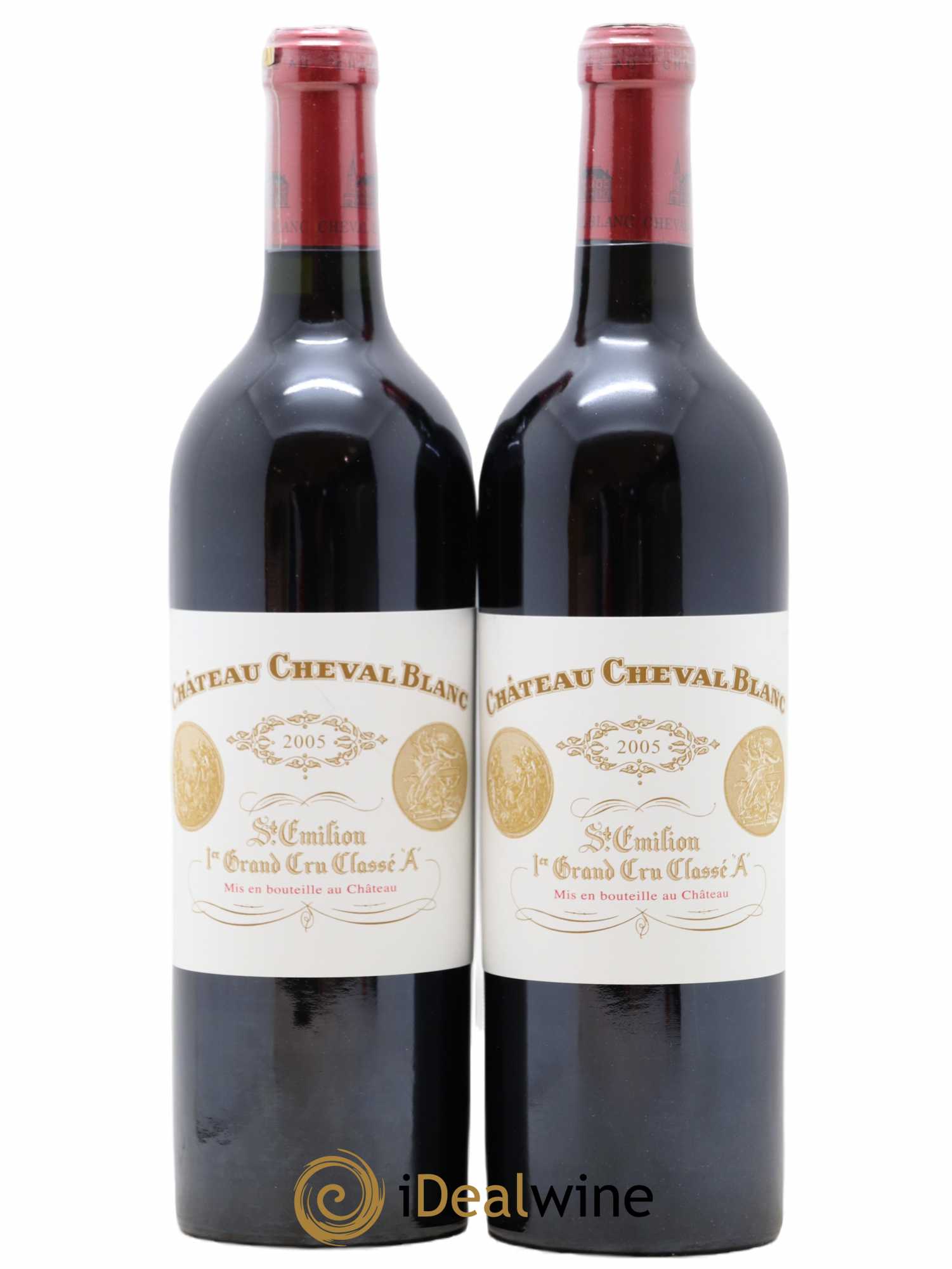 Château Cheval Blanc 1er Grand Cru Classé A 2005 - Lot de 2 bouteilles - 0