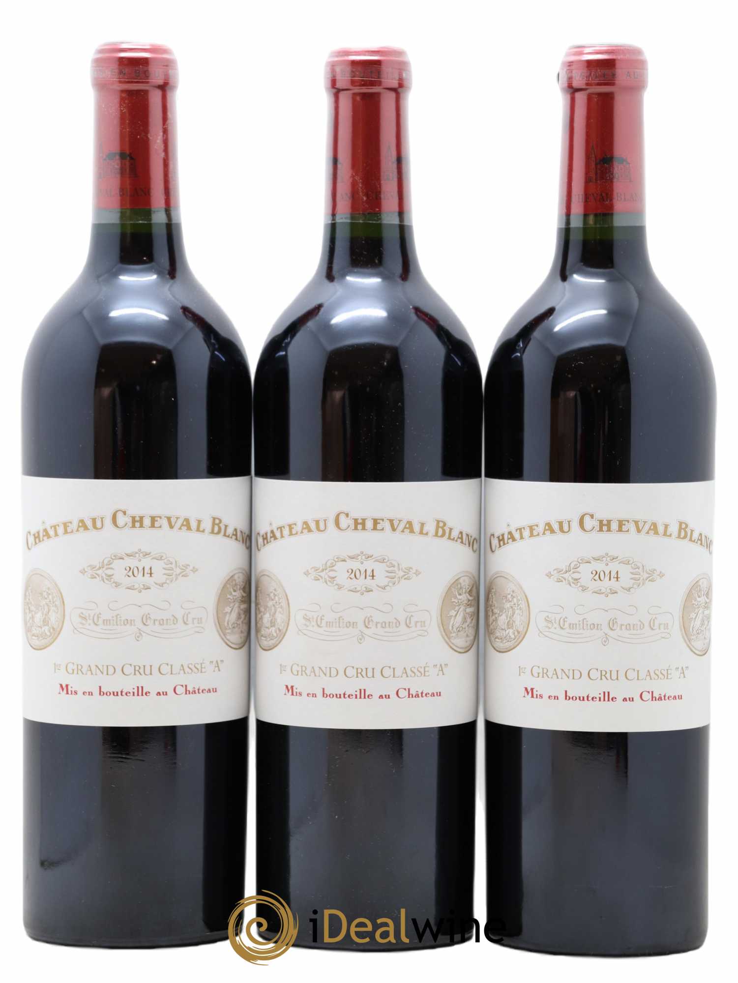 Château Cheval Blanc 1er Grand Cru Classé A 2014 - Lot de 3 bouteilles - 0