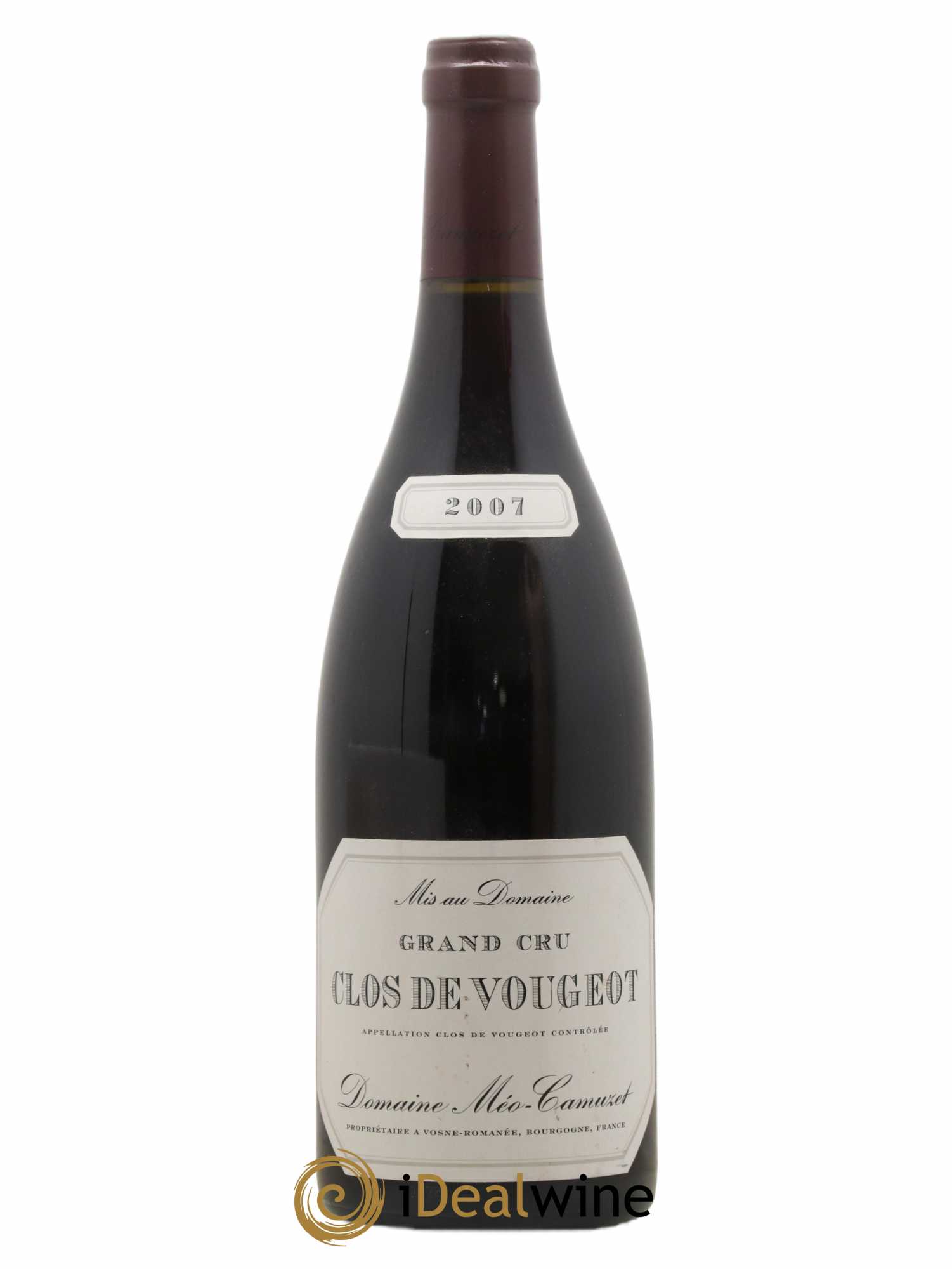 Clos de Vougeot Grand Cru Méo-Camuzet (Domaine) 2007 - Lot de 1 bouteille - 0