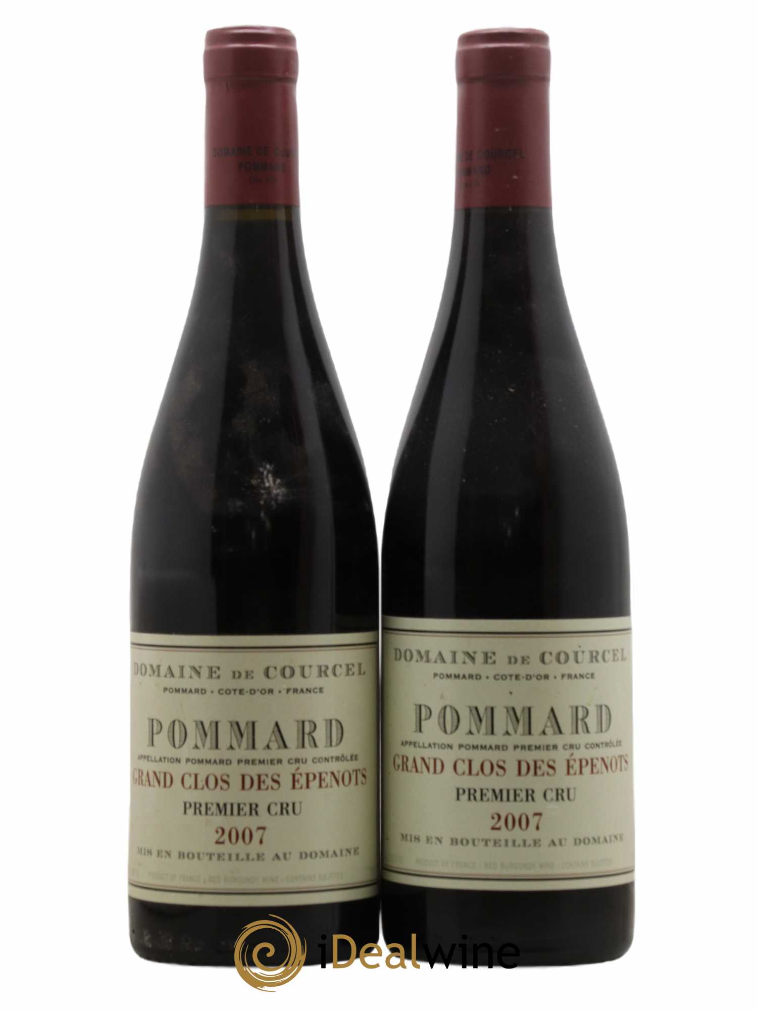 Pommard 1er Cru Grand Clos des Epenots de Courcel (Domaine) 2007 - Lot de 2 bouteilles - 0