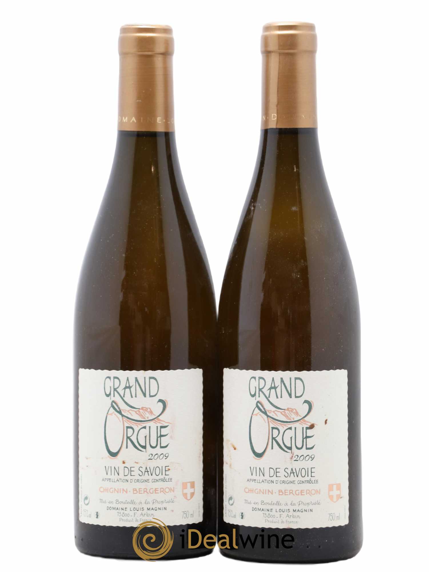Vin de Savoie Chignin-Bergeron Grand Orgue Louis Magnin 2009 - Lot de 2 bouteilles - 0