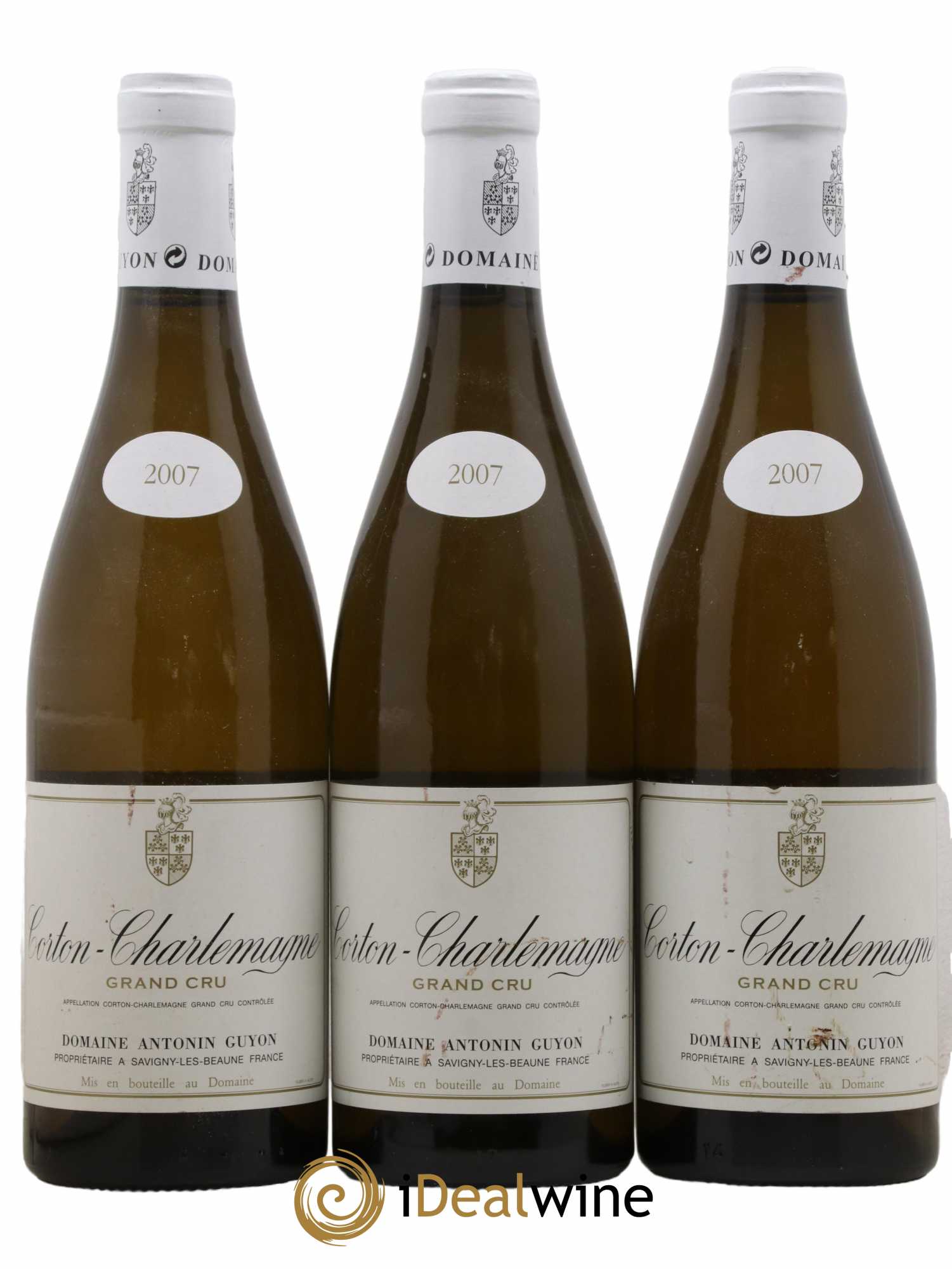 Corton-Charlemagne Antonin Guyon 2007 - Lot de 3 bouteilles - 0