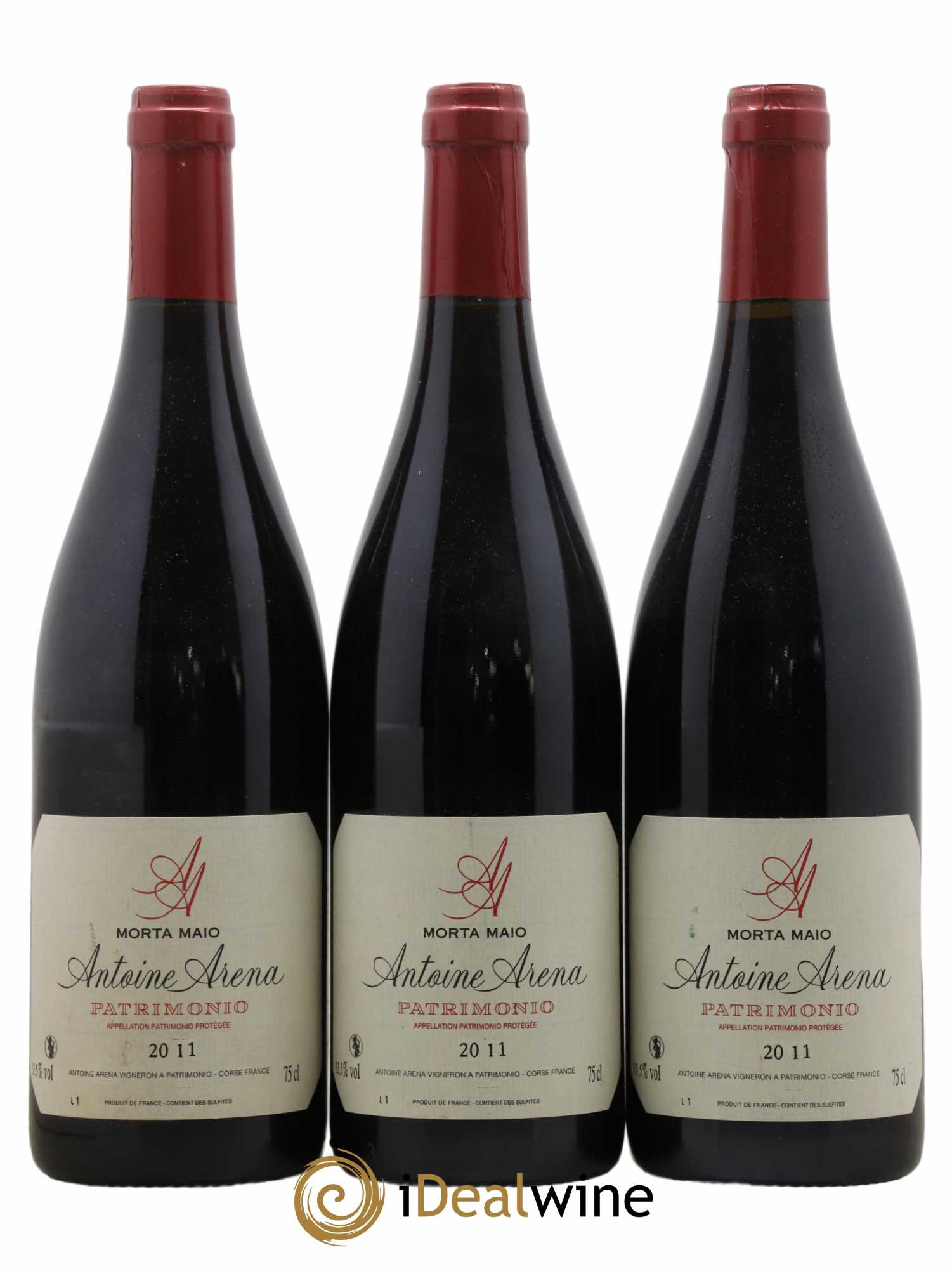 Patrimonio Morta Maio Antoine Arena 2011 - Lot de 3 bouteilles - 0