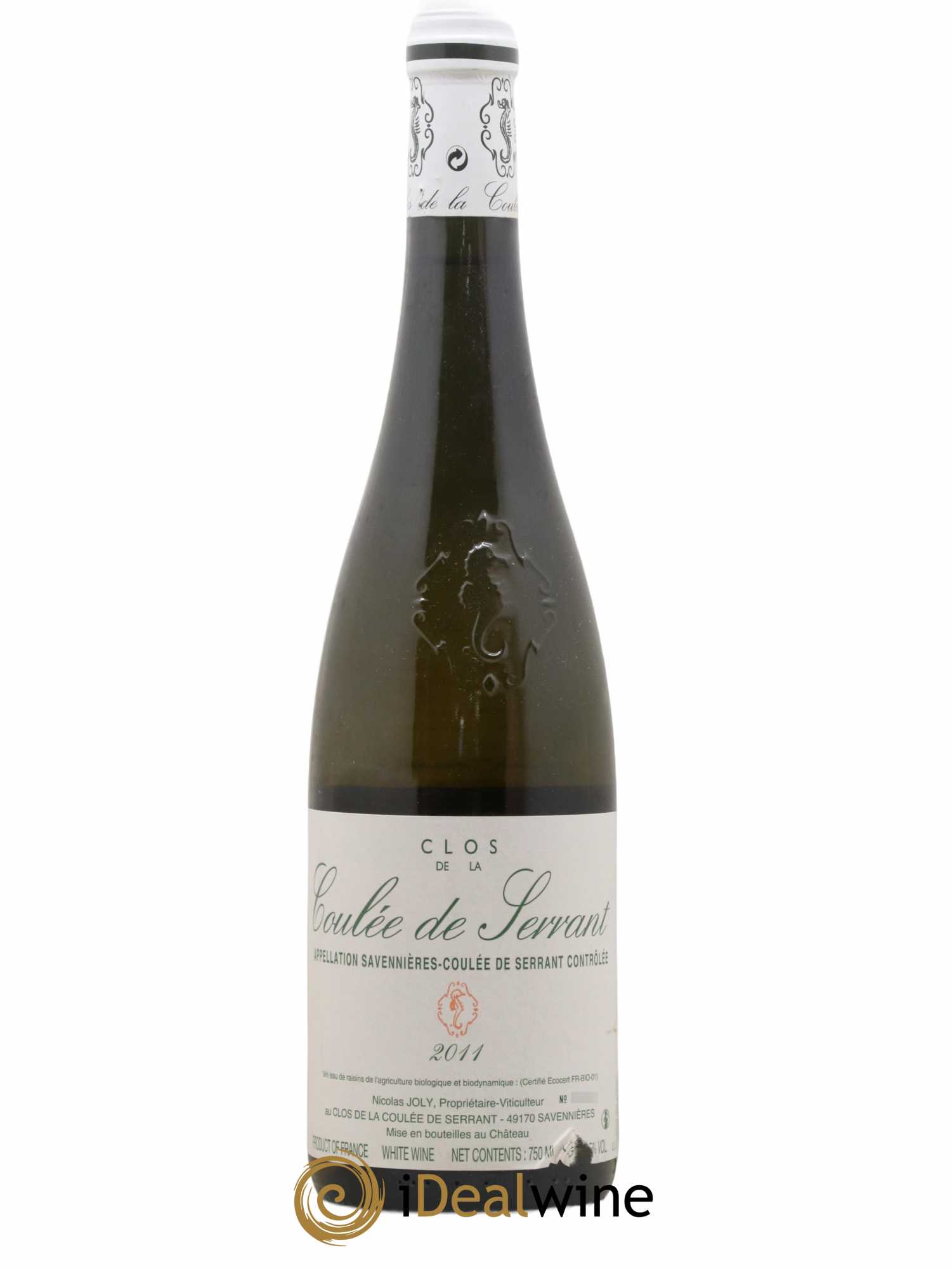 Savennières Clos de la Coulée de Serrant Vignobles de la Coulée de Serrant - Nicolas Joly 2011 - Lot de 1 bouteille - 0