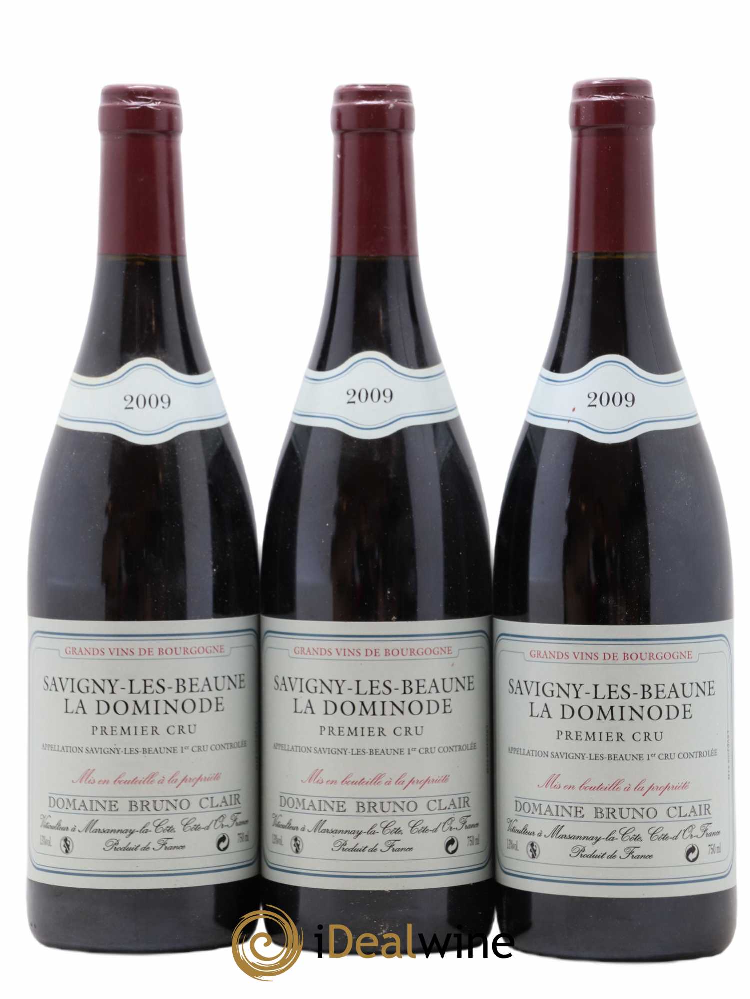 Savigny-lès-Beaune 1er Cru La Dominode Bruno Clair (Domaine) 2009 - Lot de 3 bouteilles - 0