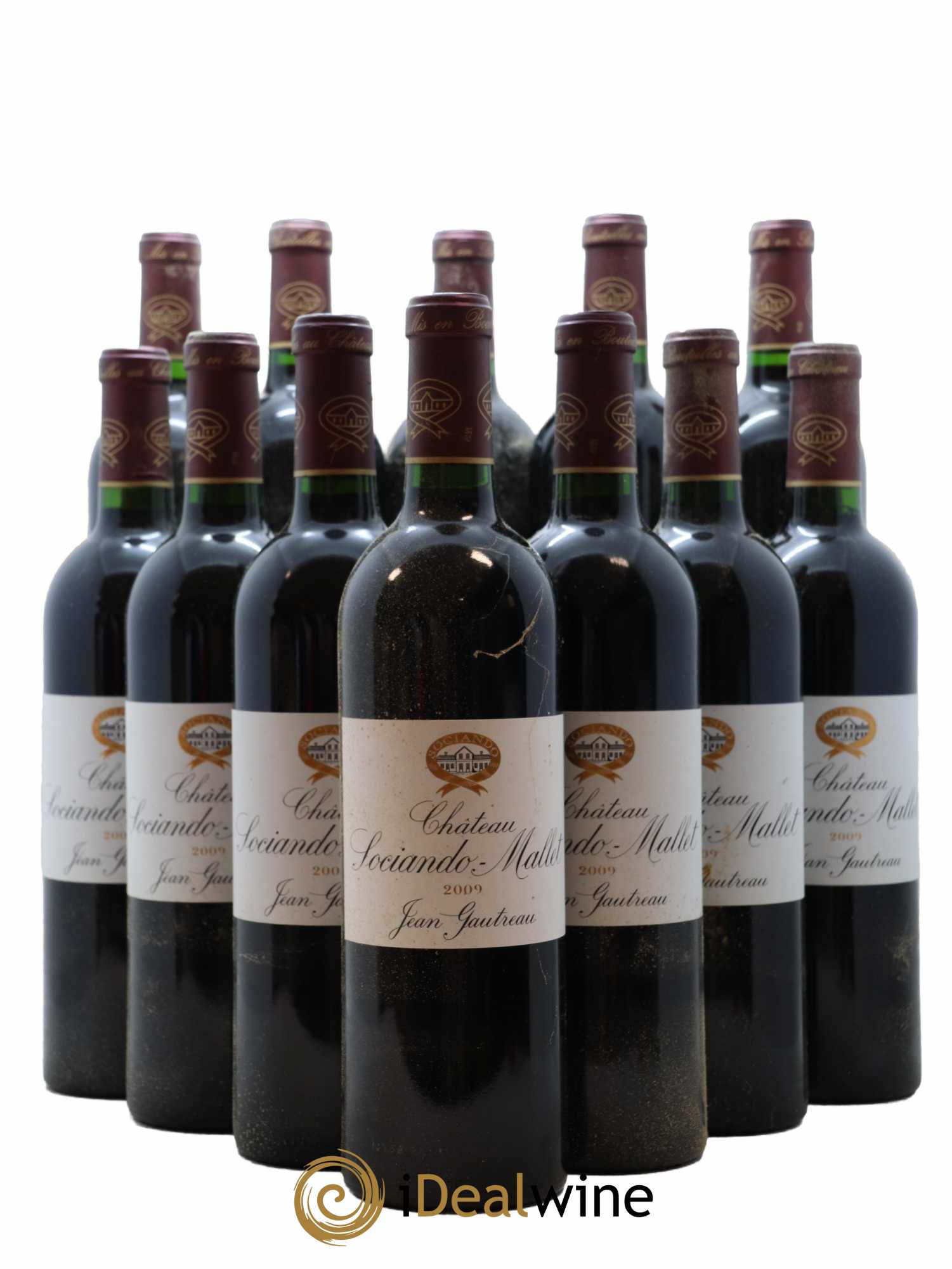 Château Sociando Mallet 2009 - Lot de 12 bouteilles - 0