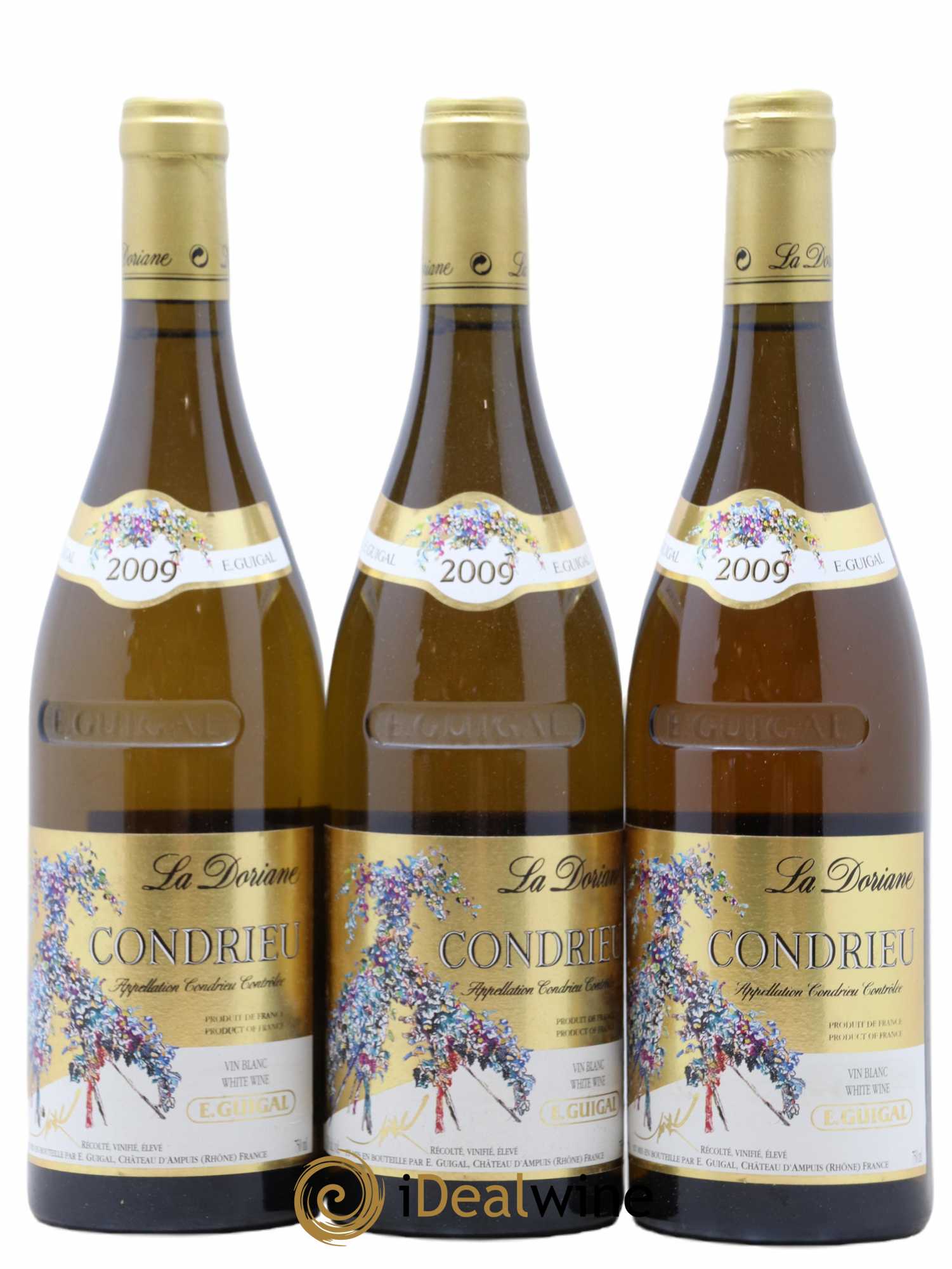 Condrieu La Doriane Guigal 2009 - Lot de 3 bouteilles - 0