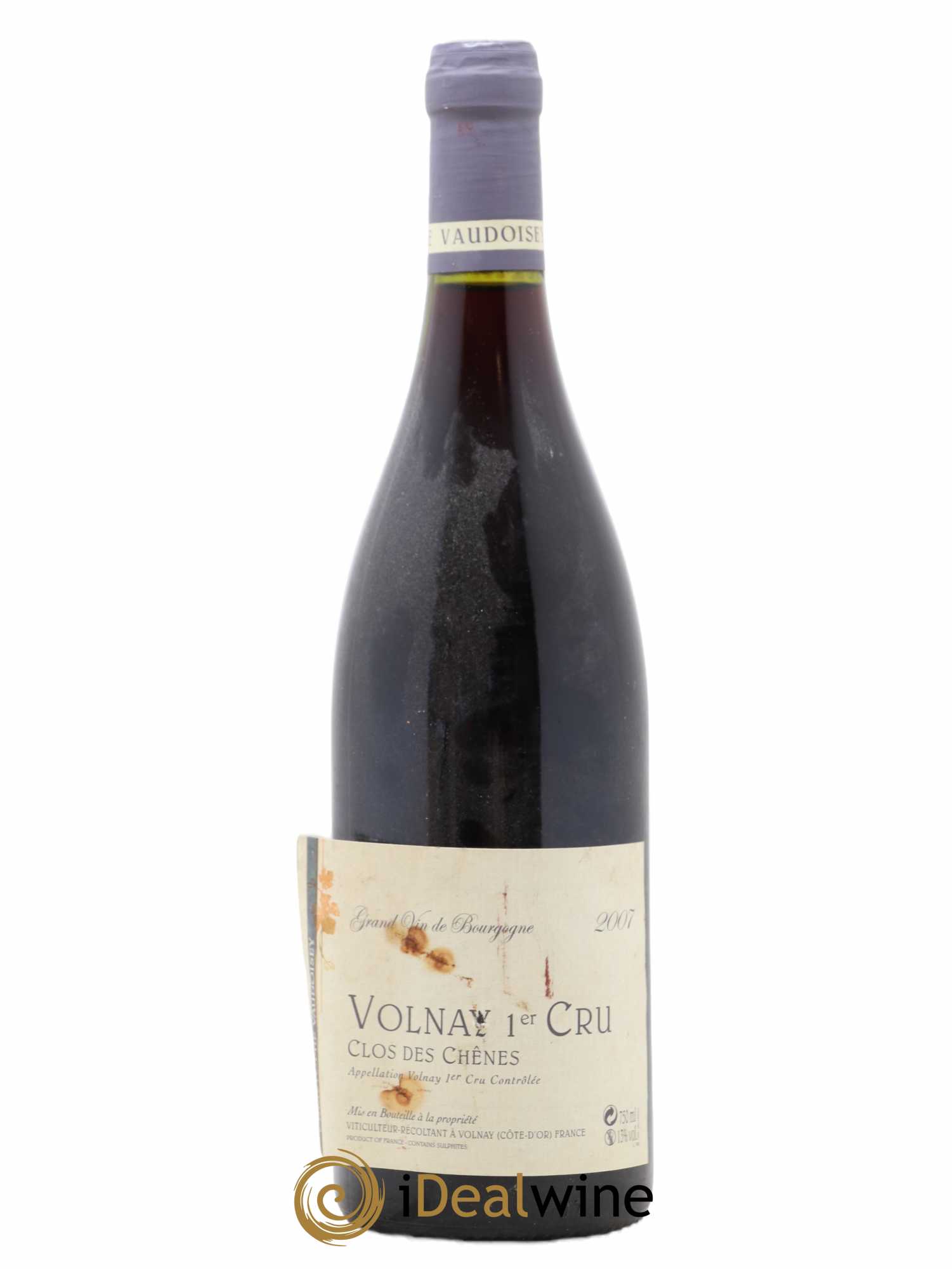 Volnay 1er Cru Clos Des Chenes Christophe Vaudoisey 2007 - Posten von 1 Flasche - 0