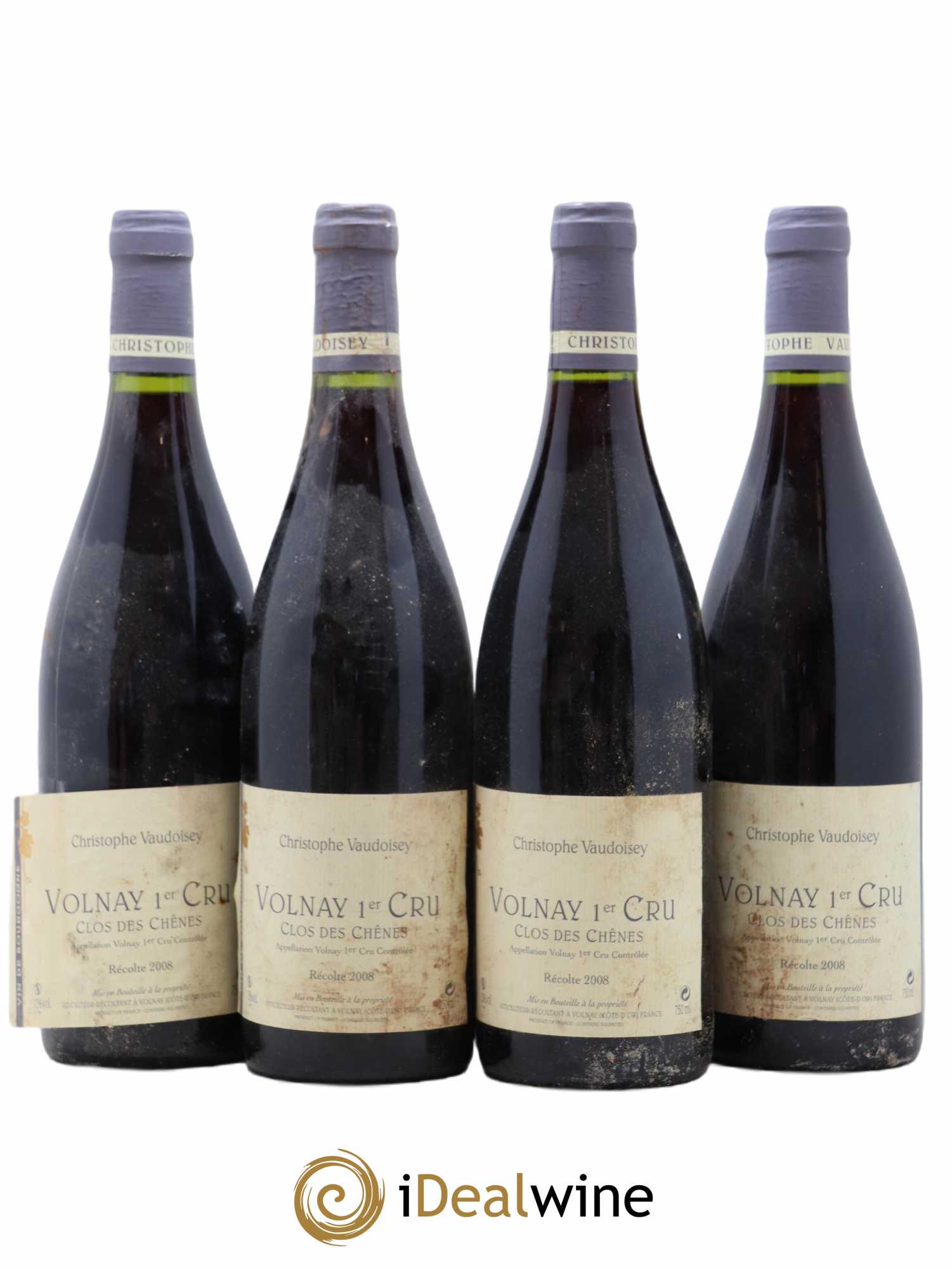 Volnay 1er Cru Clos Des Chenes Christophe Vaudoisey 2008 - Posten von 4 Flaschen - 0