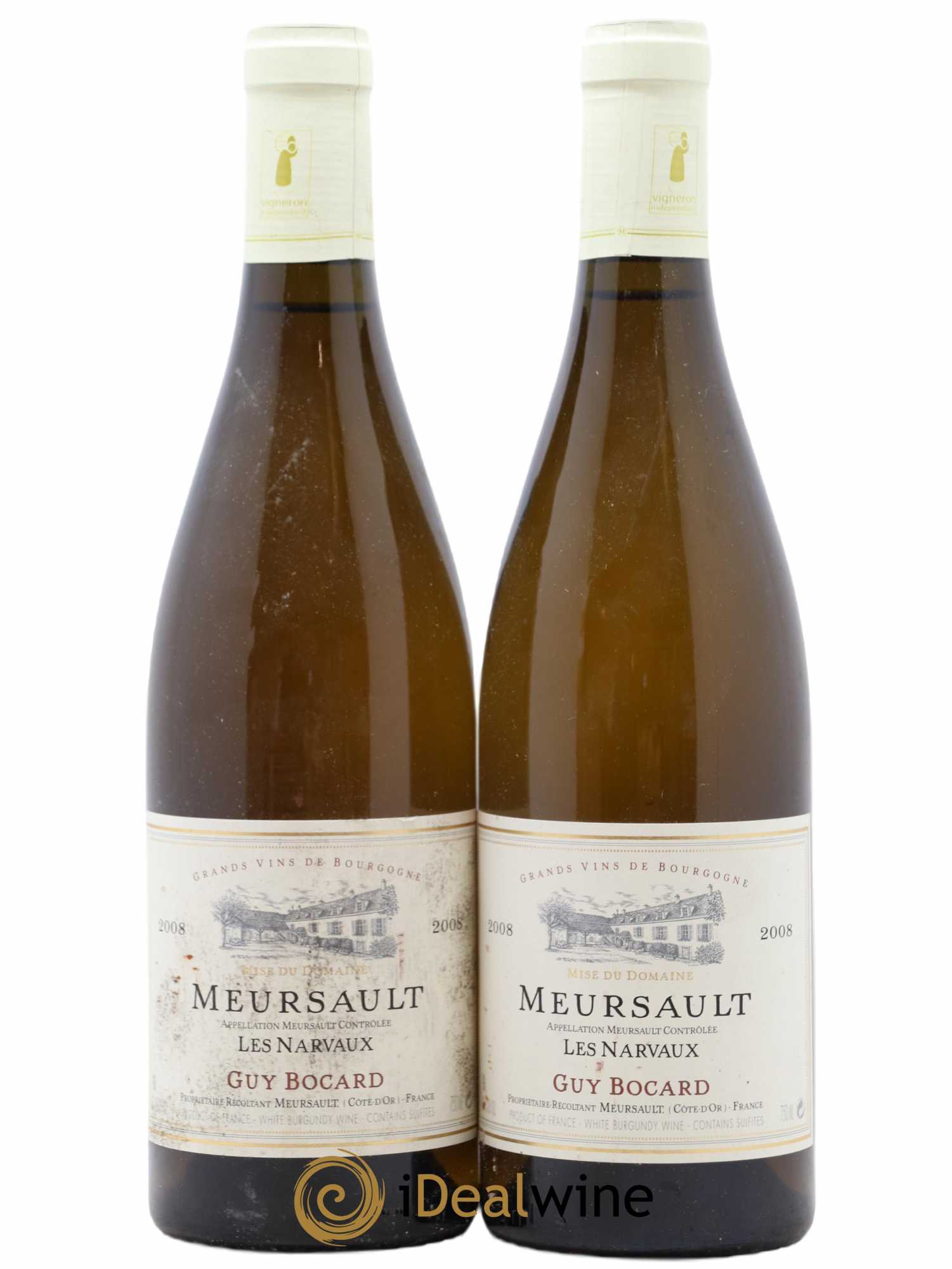 Meursault Les Narvaux Guy Bocard 2008 - Posten von 2 Flaschen - 0