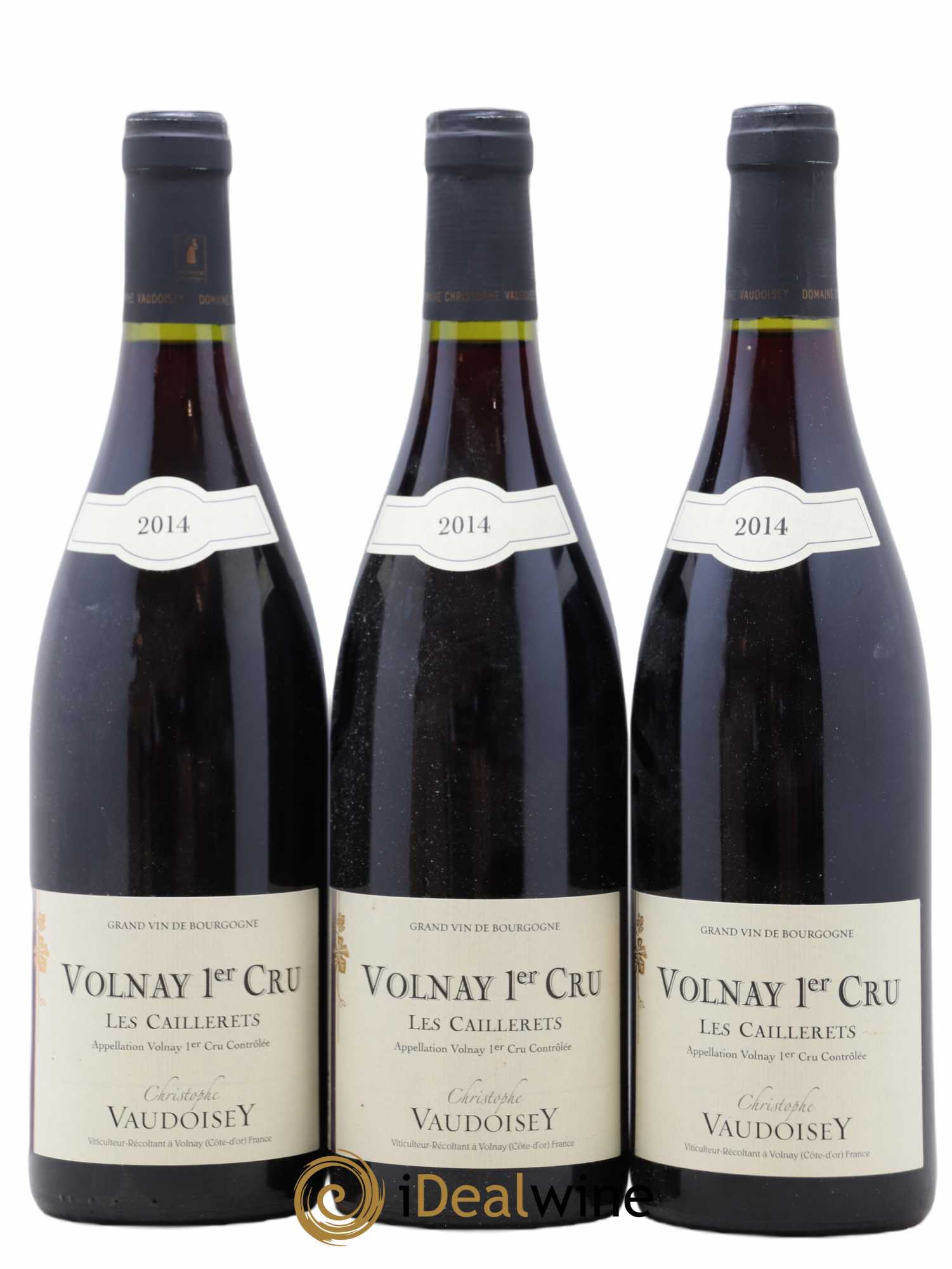 Volnay 1er Cru Les Caillerets Christophe Vaudoisey 2014 - Posten von 3 Flaschen - 0