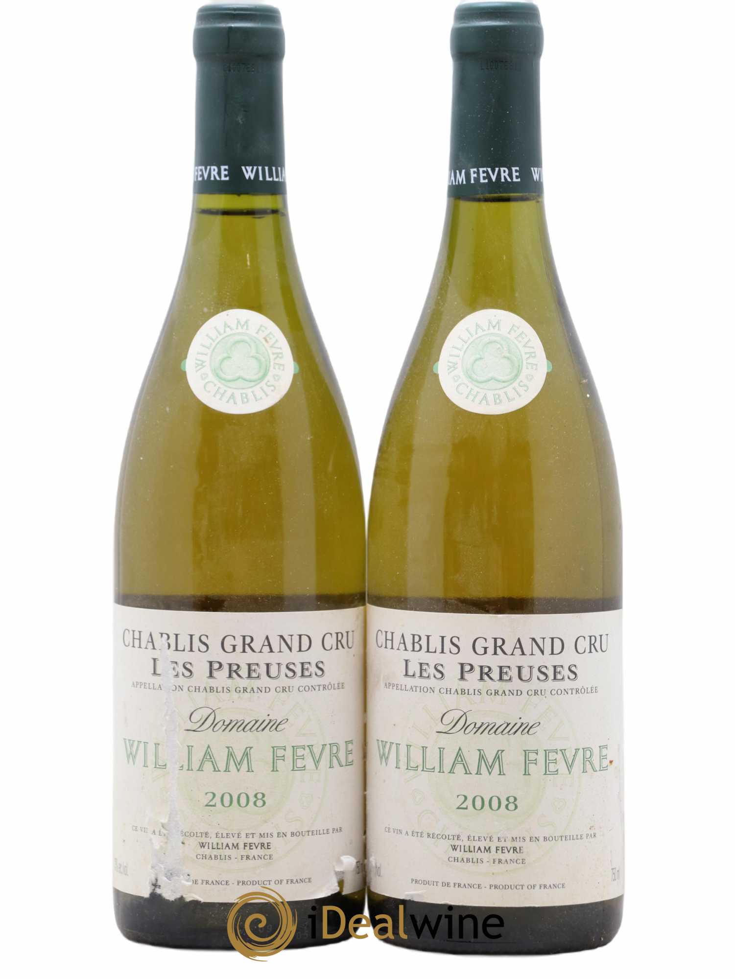 Chablis Grand Cru les Preuses William Fèvre 2008 - Lot de 2 bouteilles - 0