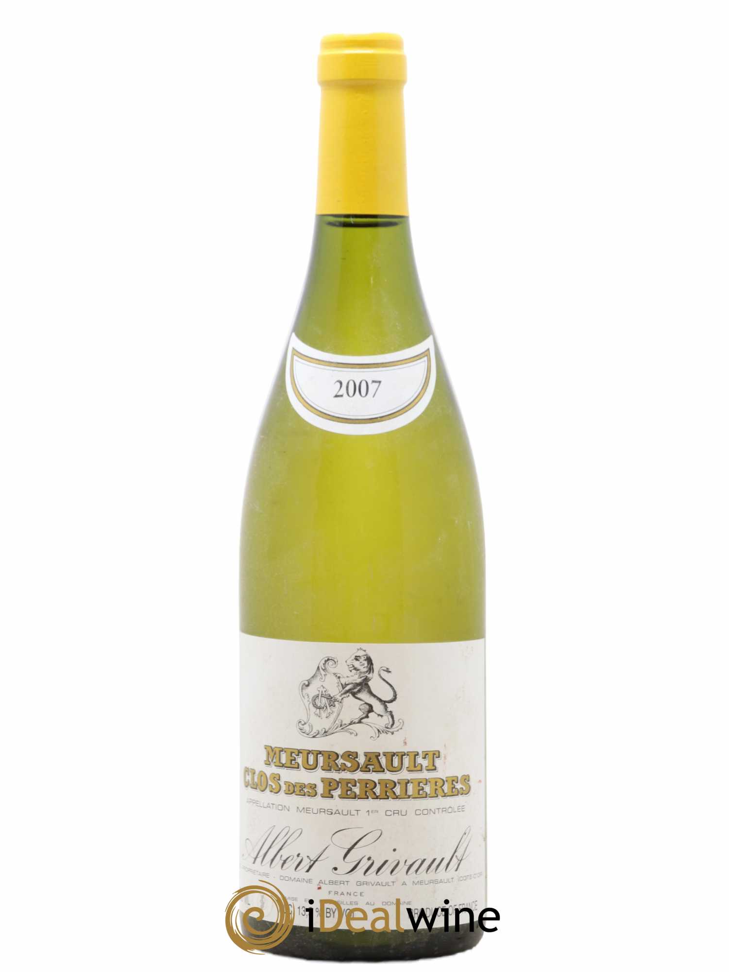 Meursault 1er Cru Clos des Perrières Monopole Albert Grivault 2007 - Lot de 1 bouteille - 0