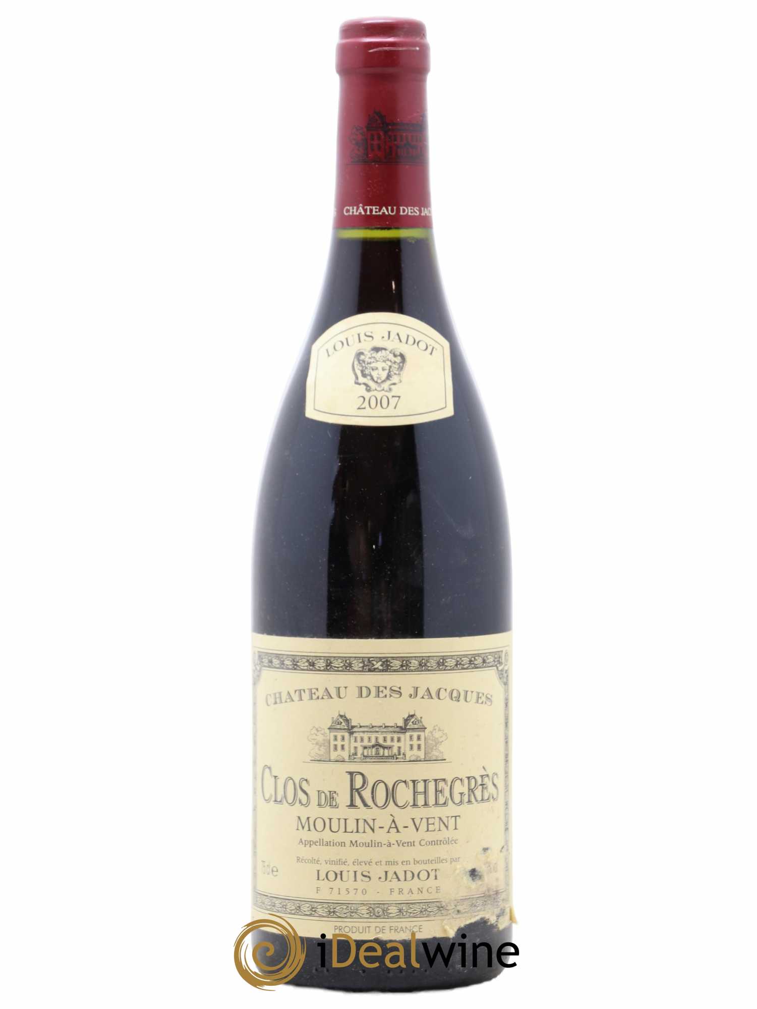 Moulin-à-Vent Clos de Rochegrès Château des Jacques 2007 - Posten von 1 Flasche - 0