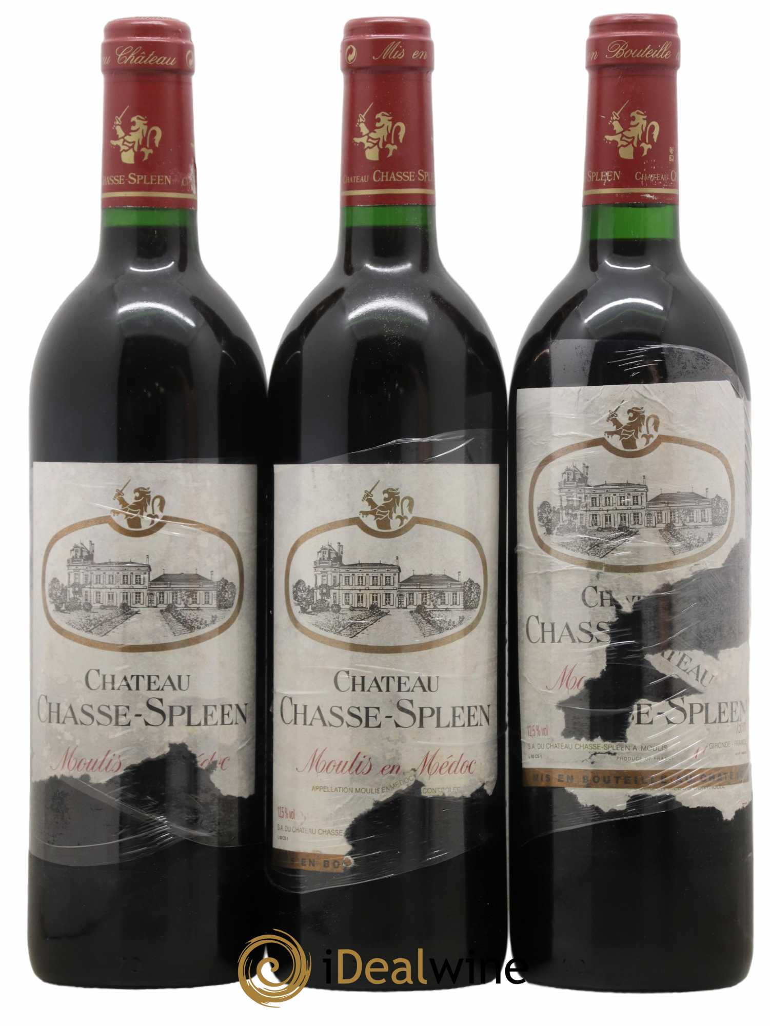 Château Chasse Spleen (sans prix de réserve) - Lot de 3 bouteilles - 0