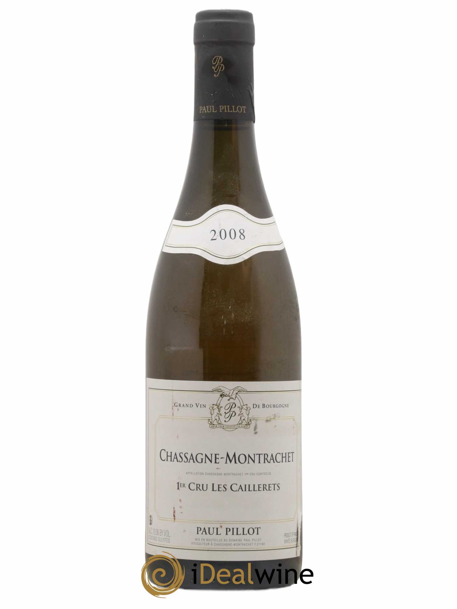 Chassagne-Montrachet 1er Cru Les Caillerets Paul Pillot (Domaine) 2008 - Lot de 1 bouteille - 0