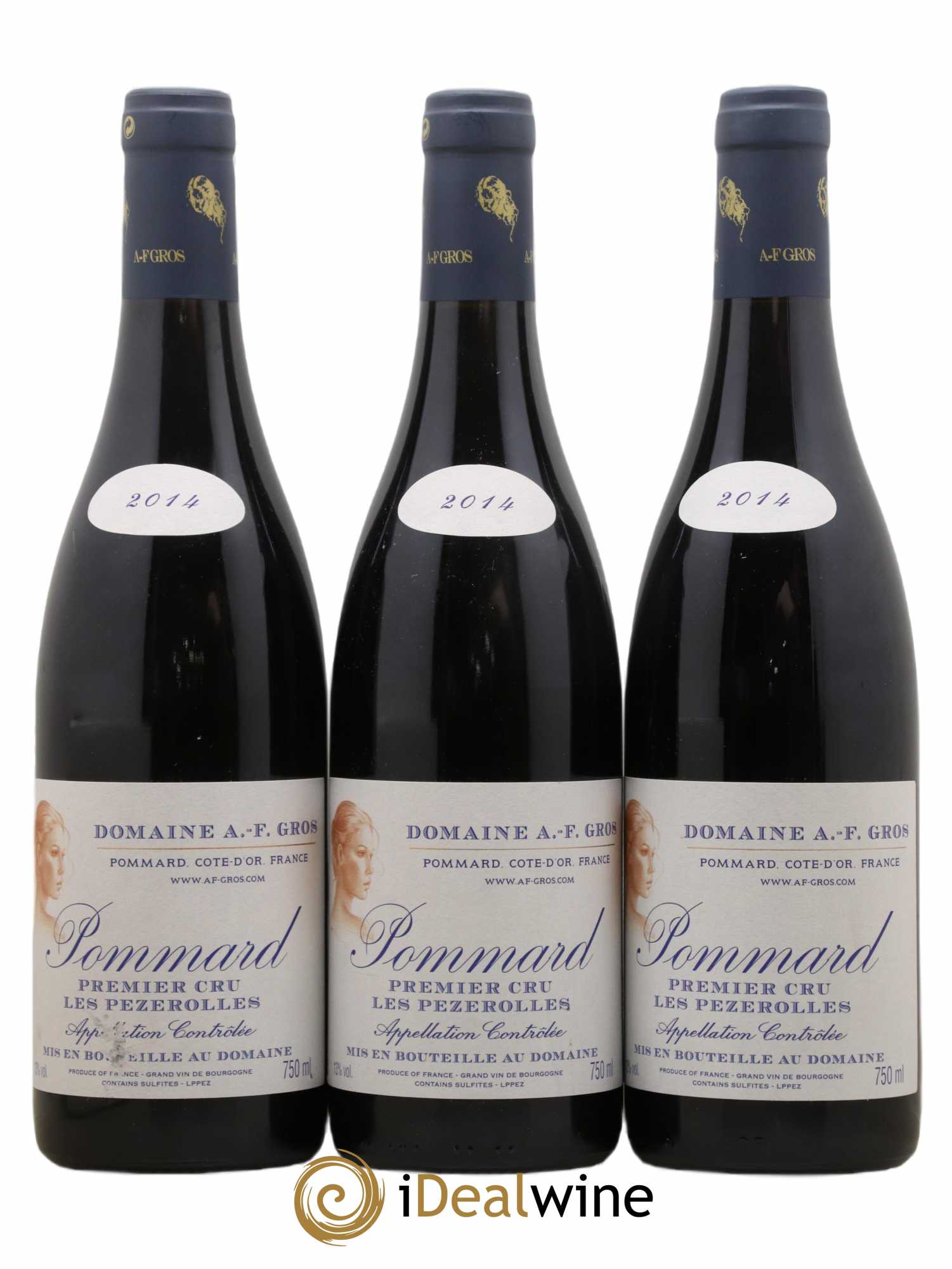 Pommard 1er Cru Les Pézerolles A.-F. Gros 2014 - Lot de 3 bouteilles - 0