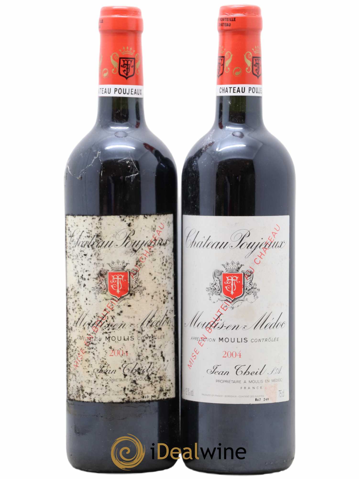 Château Poujeaux 2004 - Lot de 2 bouteilles - 0