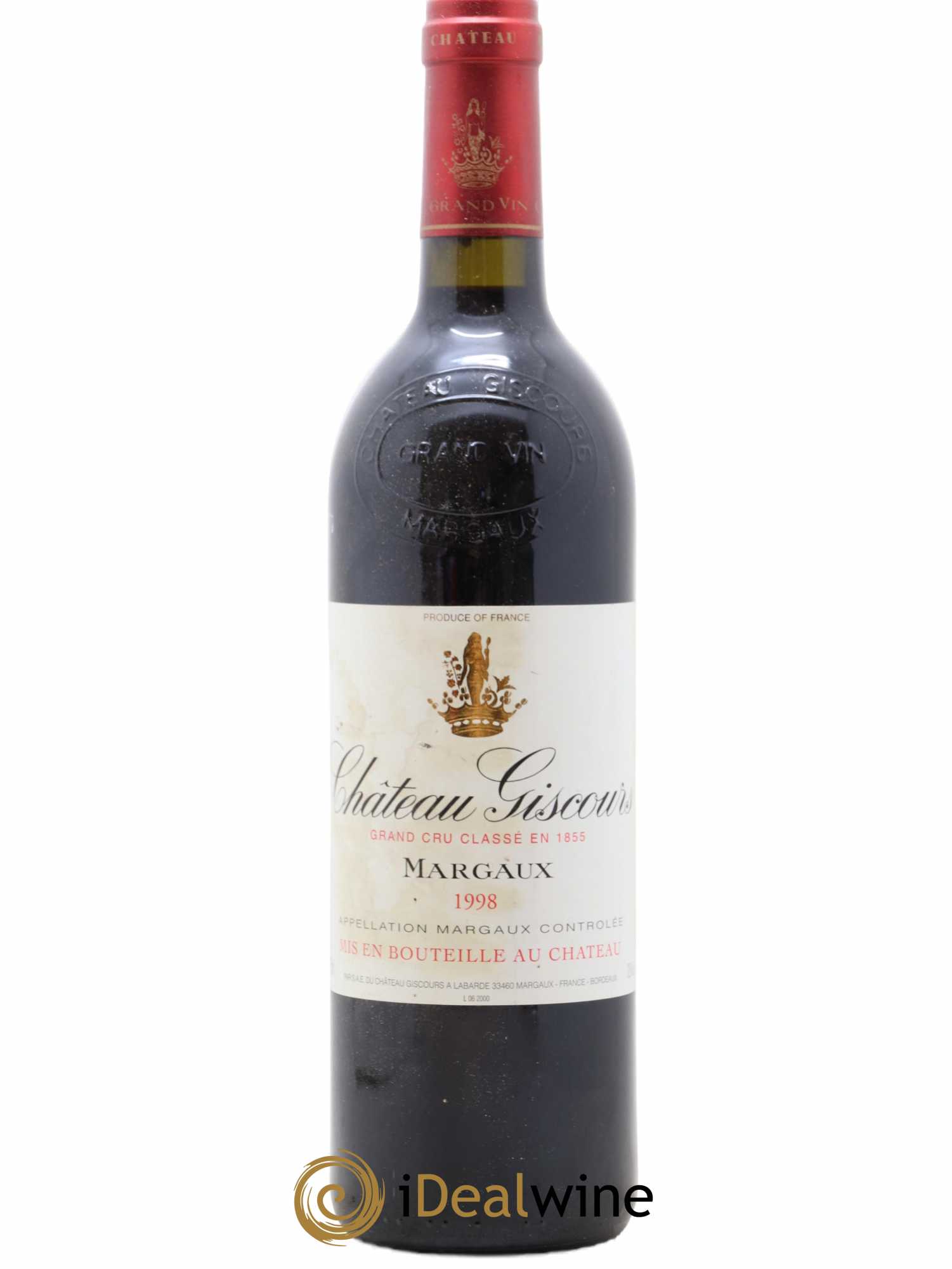 Château Giscours 3ème Grand Cru Classé 1998 - Lot de 1 bouteille - 0