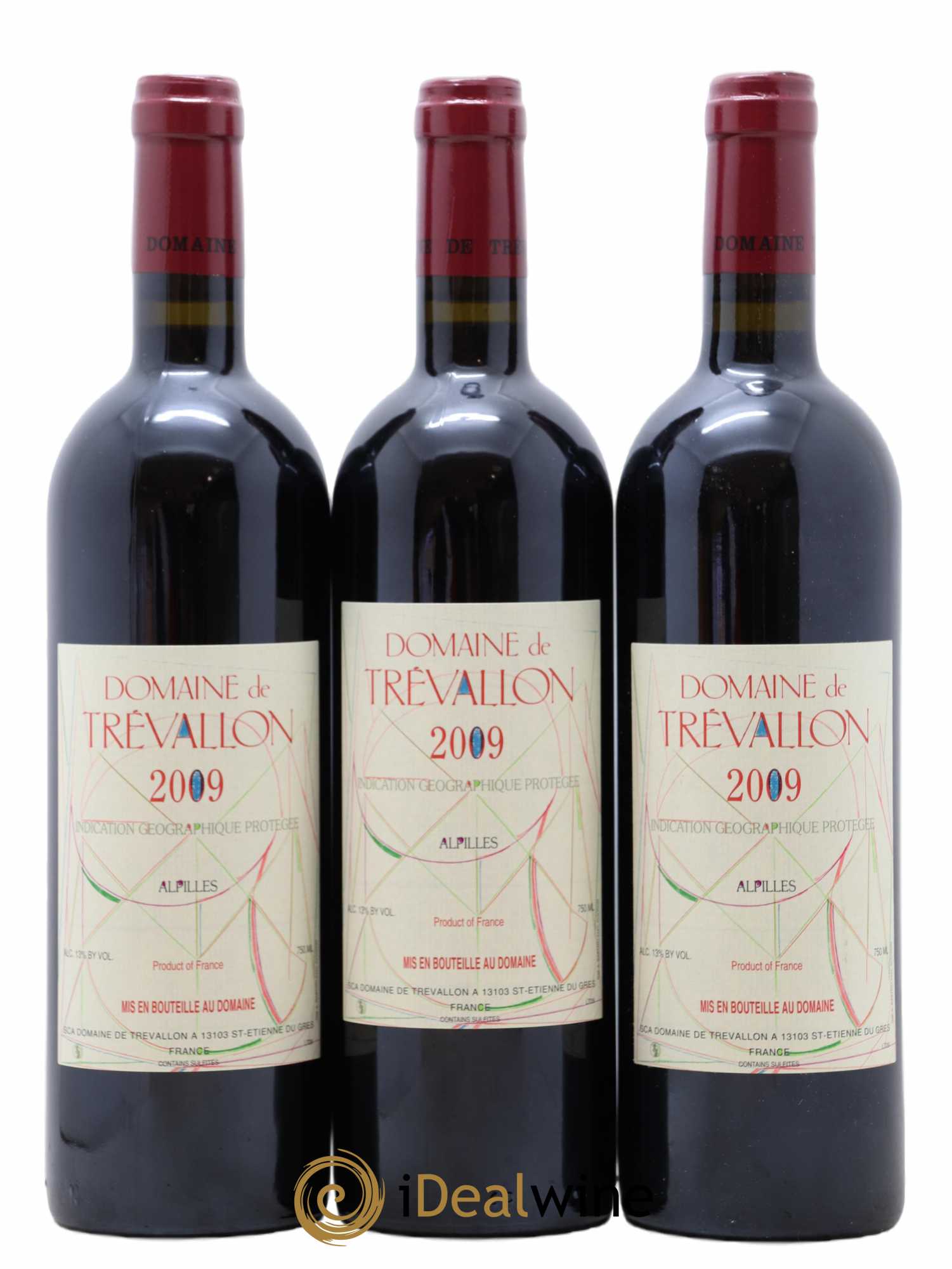 Alpilles Trévallon (Domaine de) Eloi Dürrbach 2009 - Lot de 3 bouteilles - 0