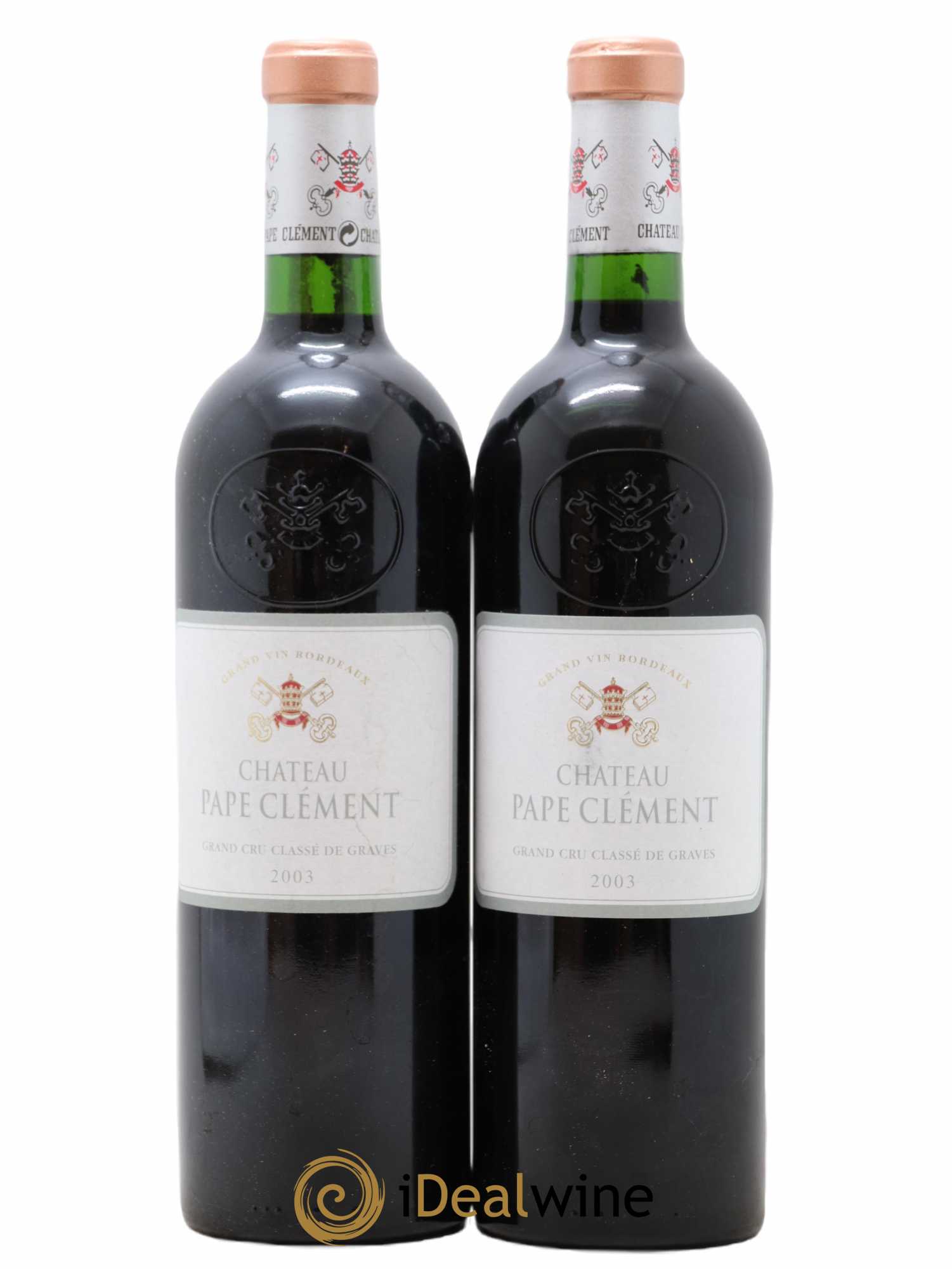 Château Pape Clément Cru Classé de Graves 2003 - Lot de 2 bouteilles - 0
