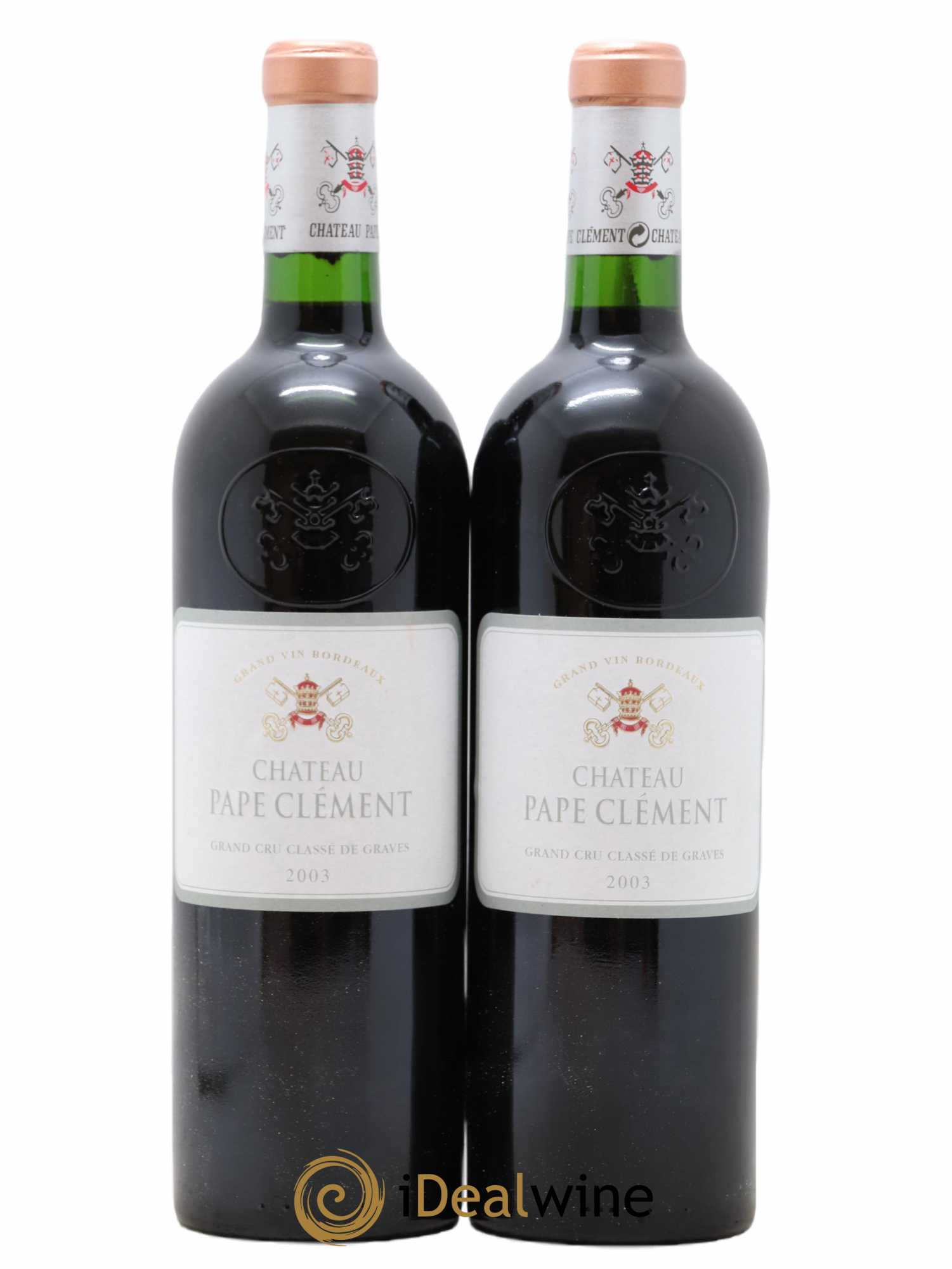 Château Pape Clément Cru Classé de Graves 2003 - Lot de 2 bouteilles - 0