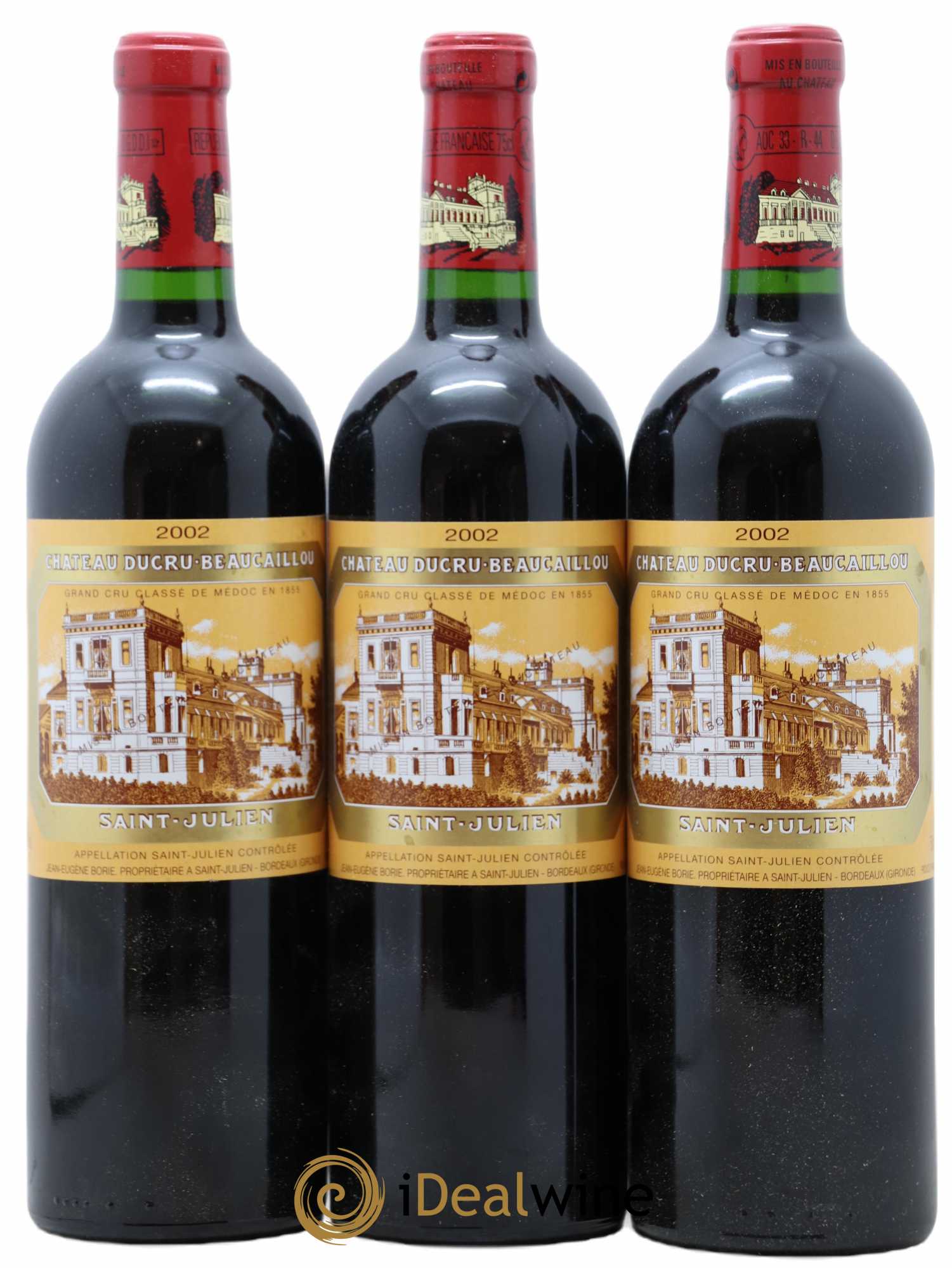 Château Ducru Beaucaillou 2ème Grand Cru Classé 2002 - Lot de 3 bouteilles - 0