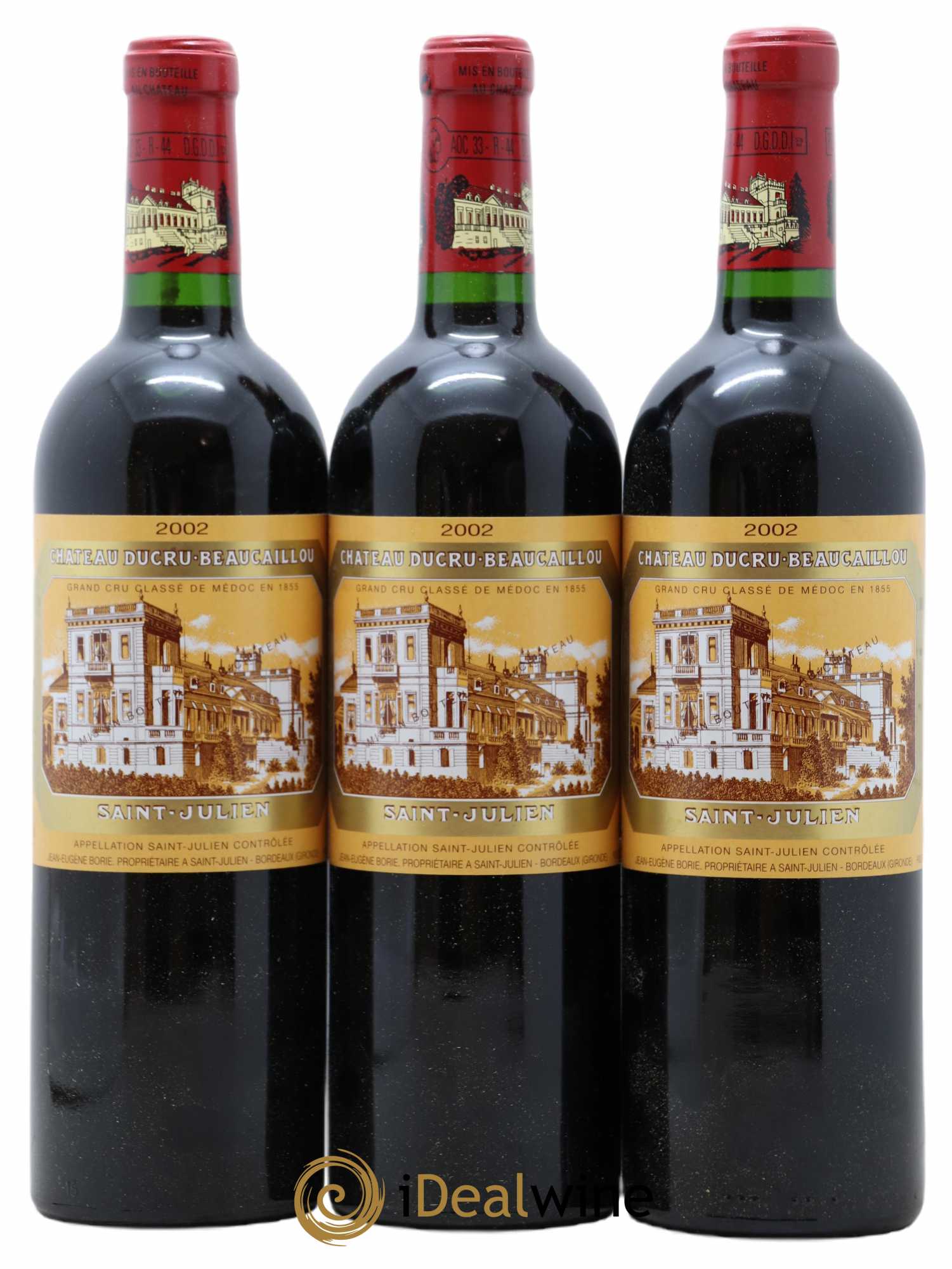 Château Ducru Beaucaillou 2ème Grand Cru Classé 2002 - Lot de 3 bouteilles - 0