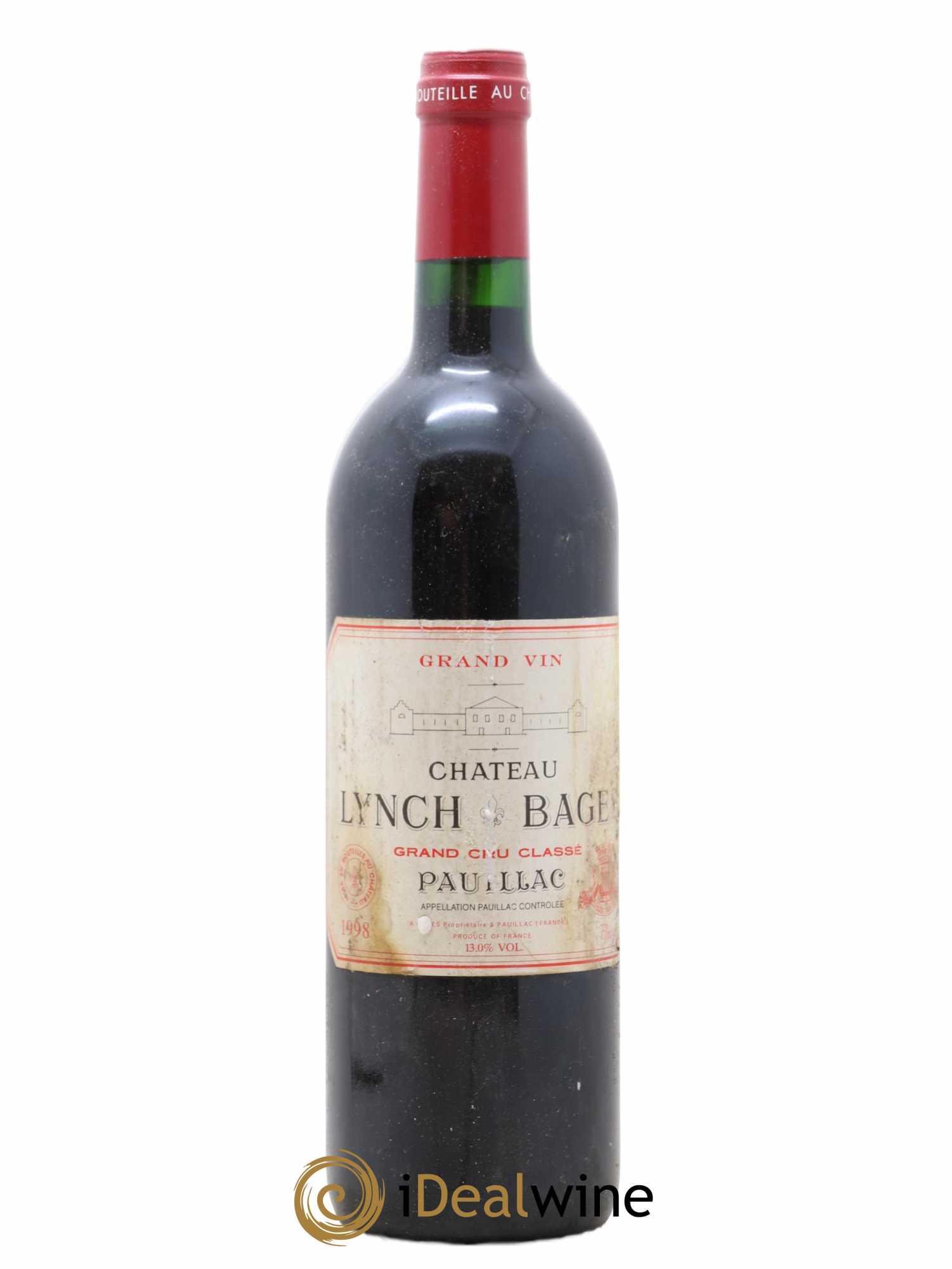 Château Lynch Bages 5ème Grand Cru Classé 1998 - Lot de 1 bouteille - 0