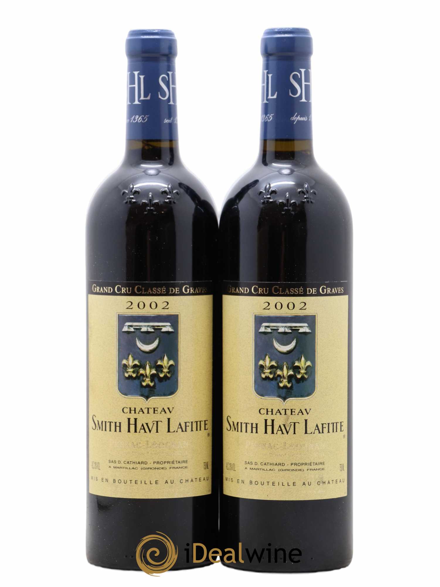 Château Smith Haut Lafitte Cru Classé de Graves 2002 - Lot de 2 bouteilles - 0
