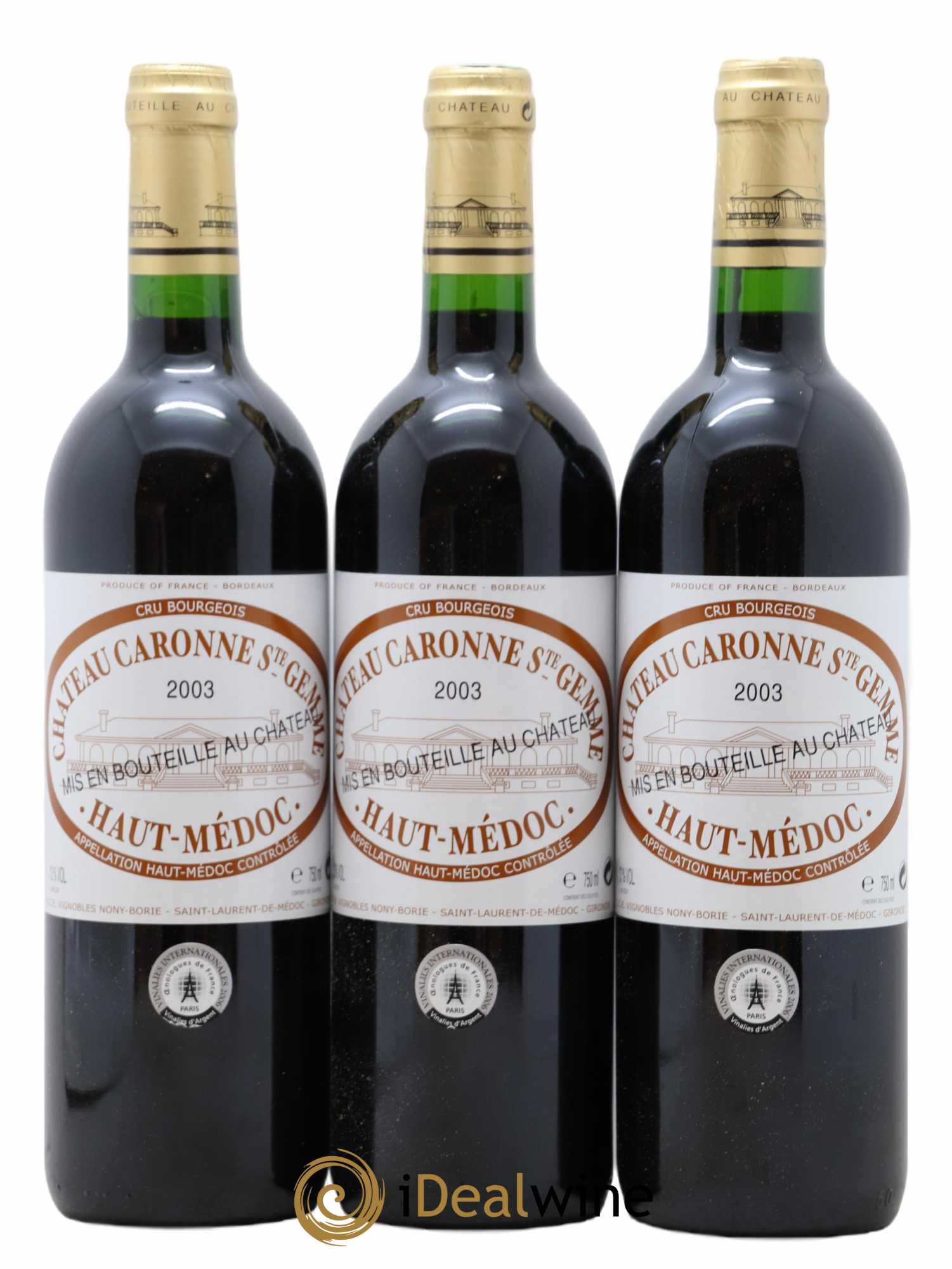 Haut Médoc Château Caronne Saint Gemmes 2003 - Posten von 12 Flaschen - 4