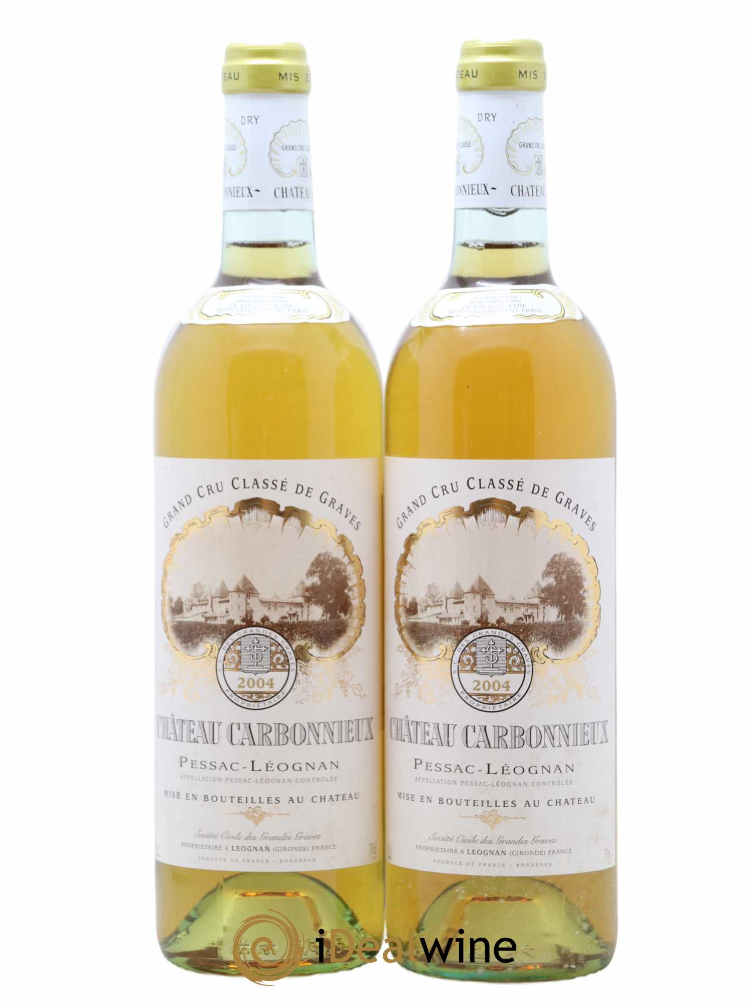 Château Carbonnieux Cru Classé de Graves 2004 - Lot de 2 bouteilles - 0