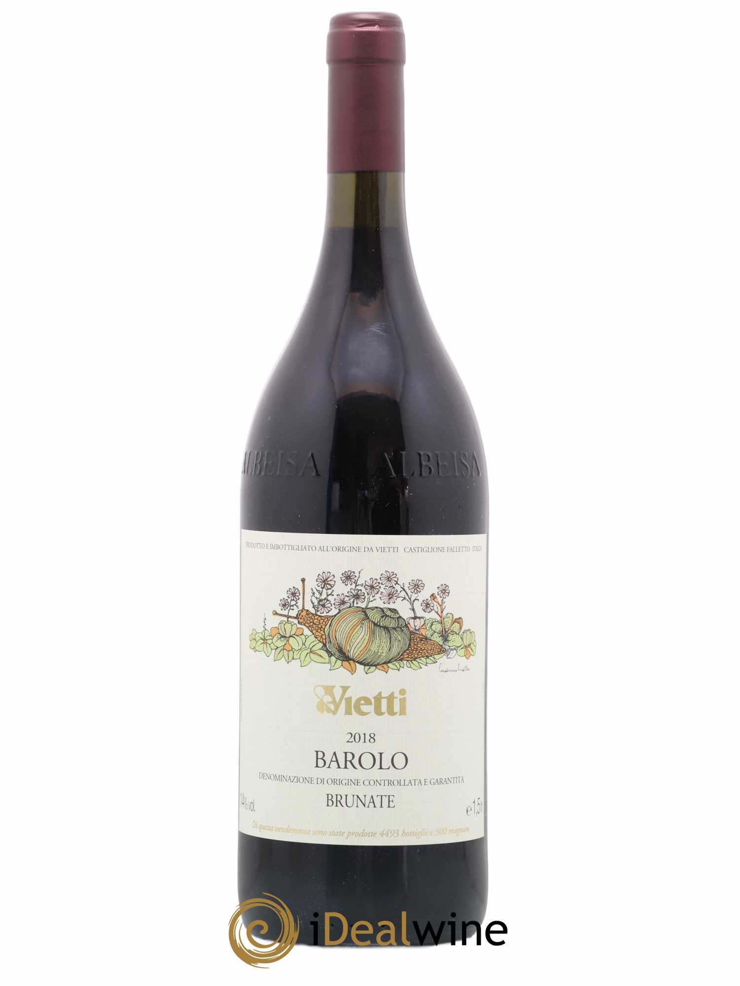 Barolo DOCG Brunate Vietti 2018 - Lot de 1 magnum - 0