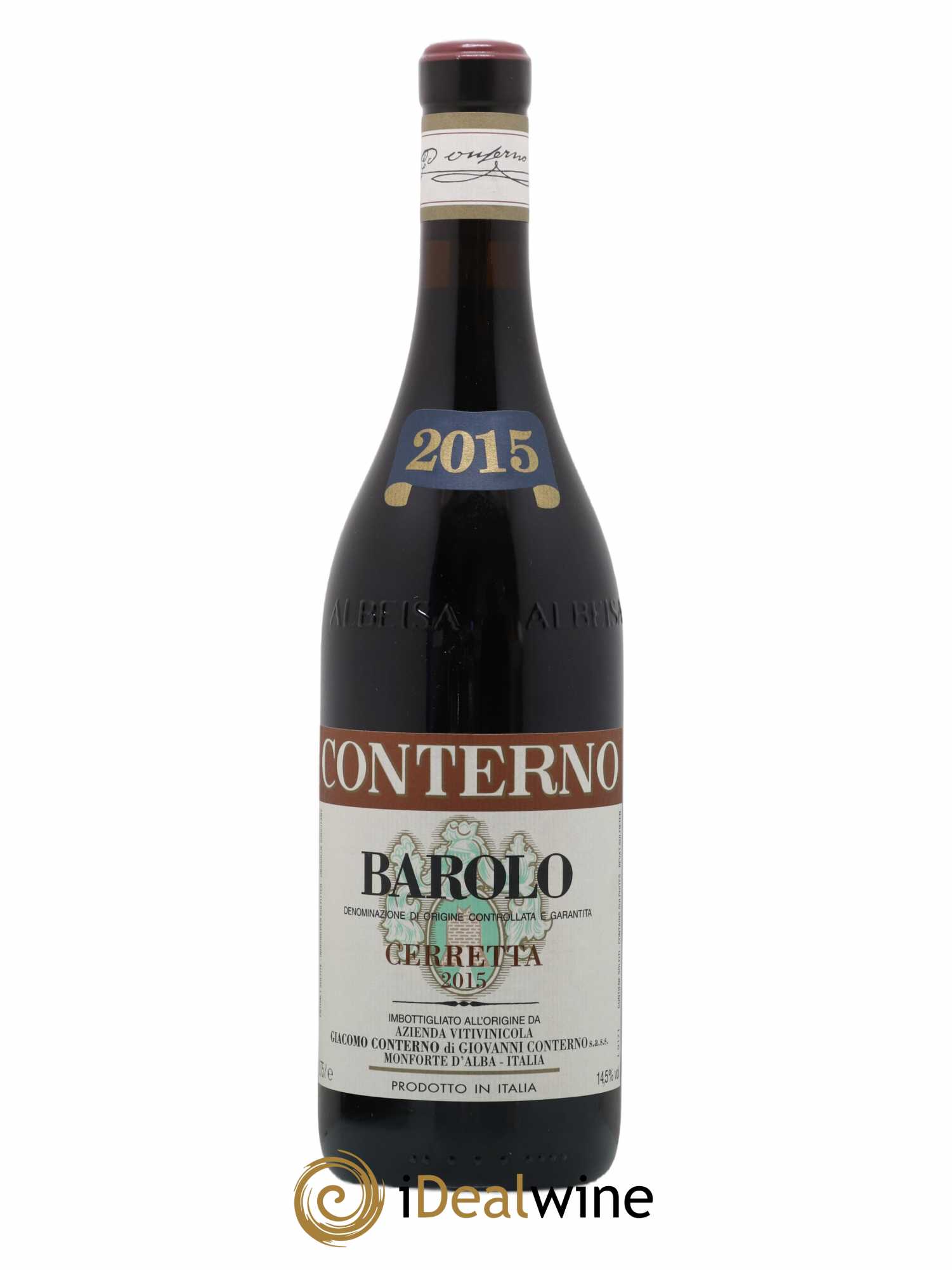 Barolo DOCG Cerretta Giacomo Conterno 2015 - Posten von 1 Flasche - 0