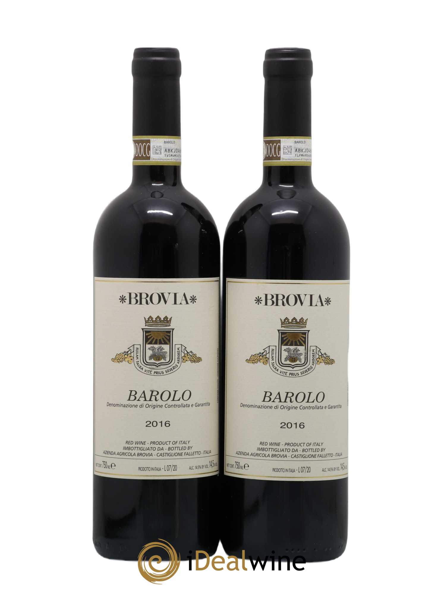 Barolo Brovia 2016 - Lot de 2 bouteilles - 0