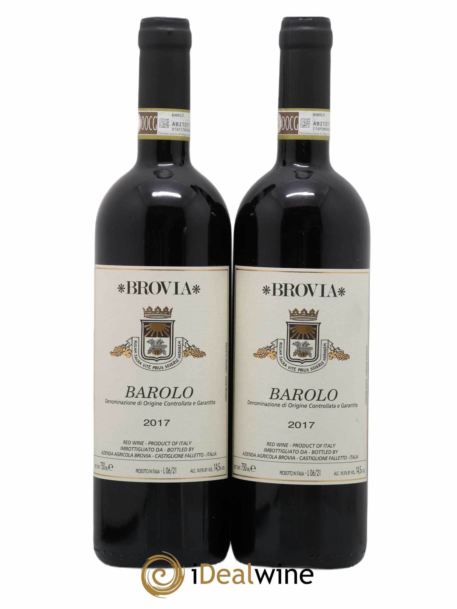 Barolo Brovia 2017 - Posten von 2 Flaschen - 0