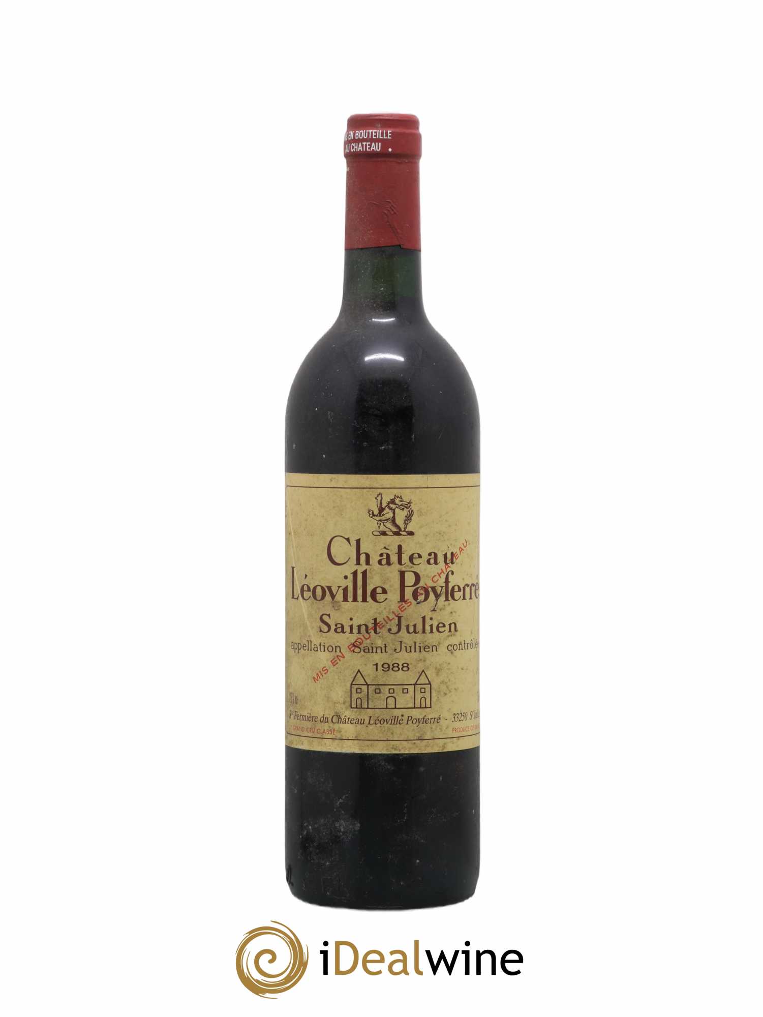 Château Léoville Poyferré 2ème Grand Cru Classé 1988 - Lot de 1 bouteille - 0