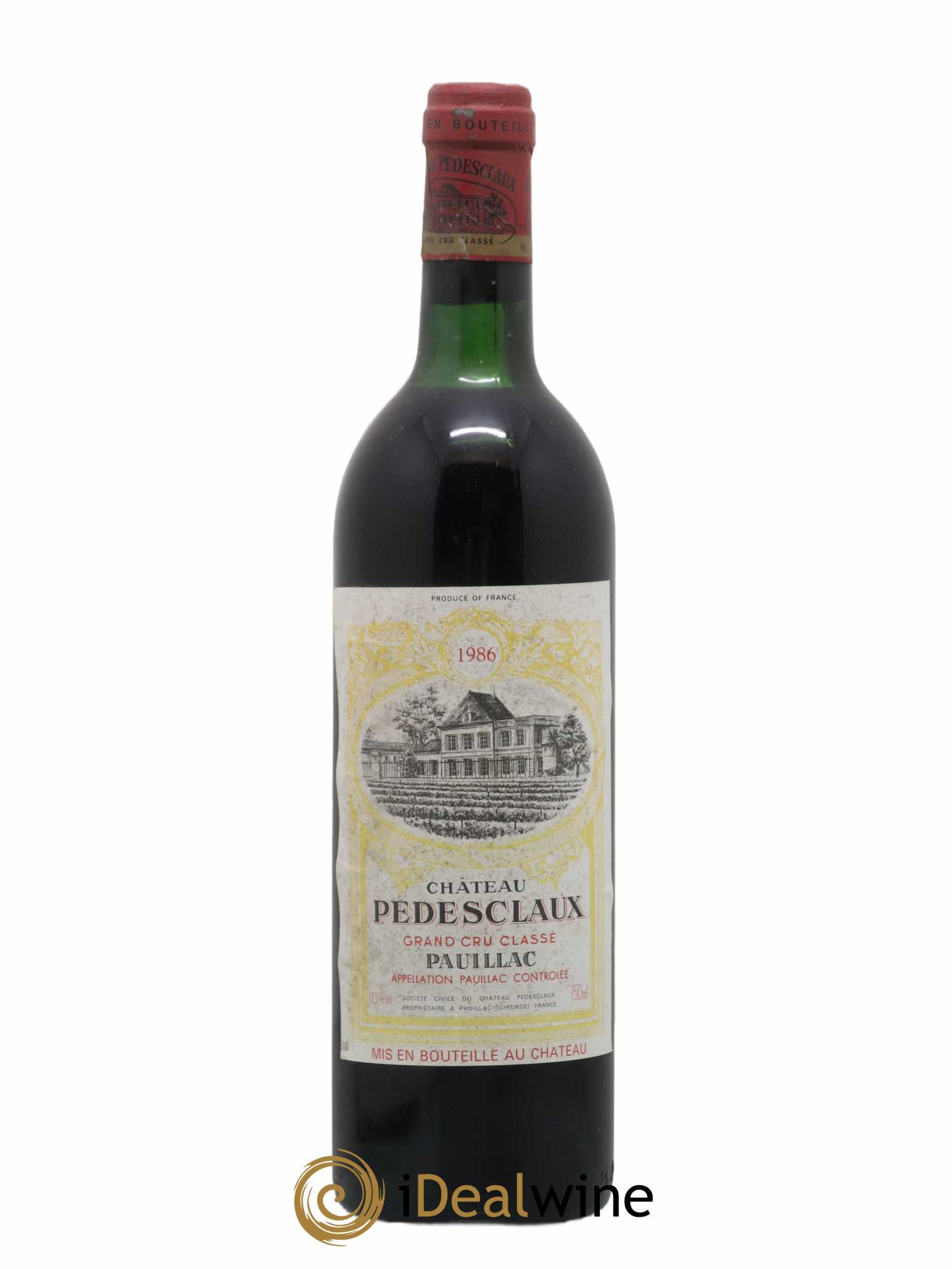 Château Pedesclaux 5ème Grand Cru Classé 1986 - Lot de 1 bouteille - 0