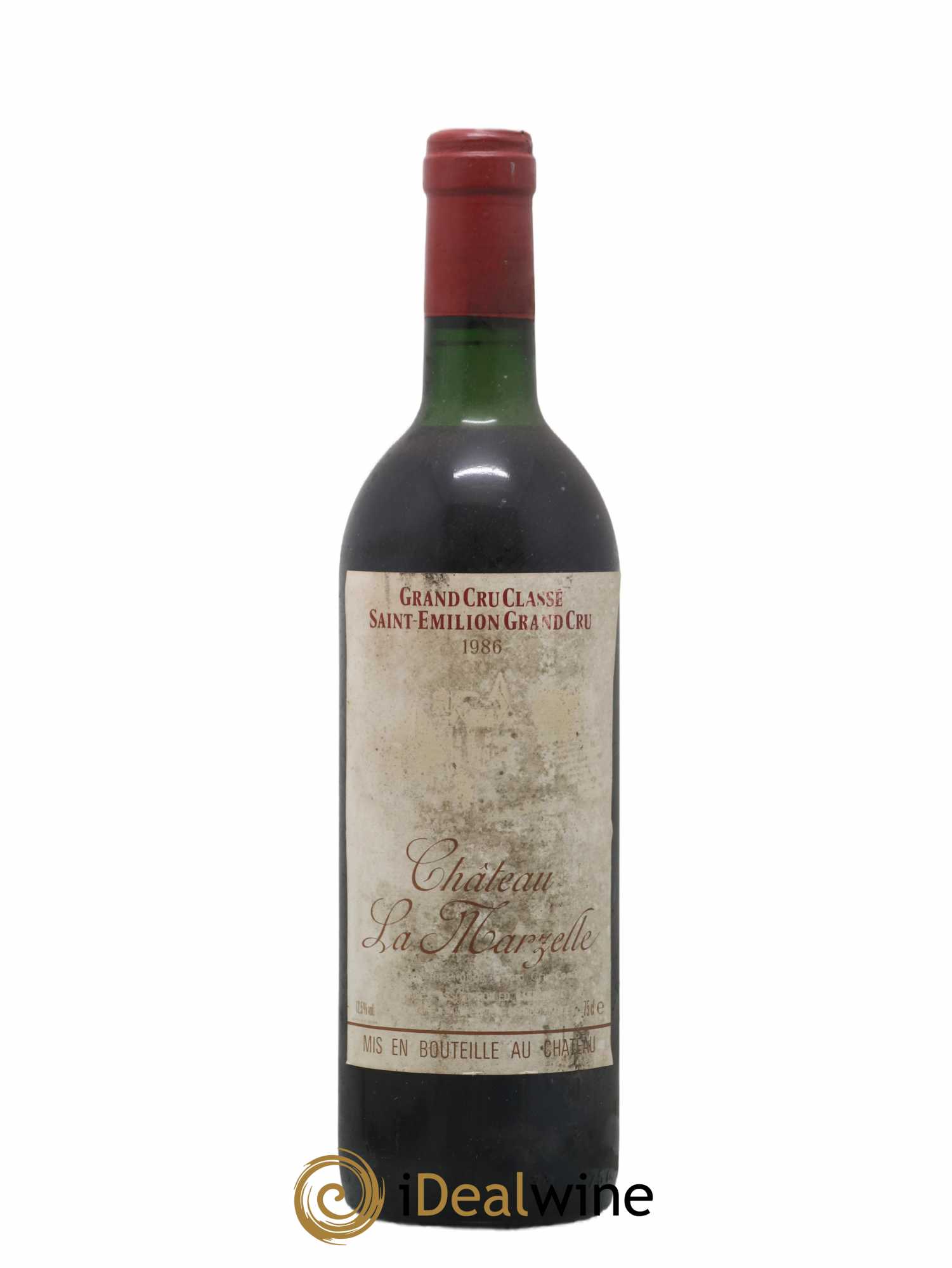 Château La Marzelle Grand Cru Classé 1986 - Lot de 1 bouteille - 0