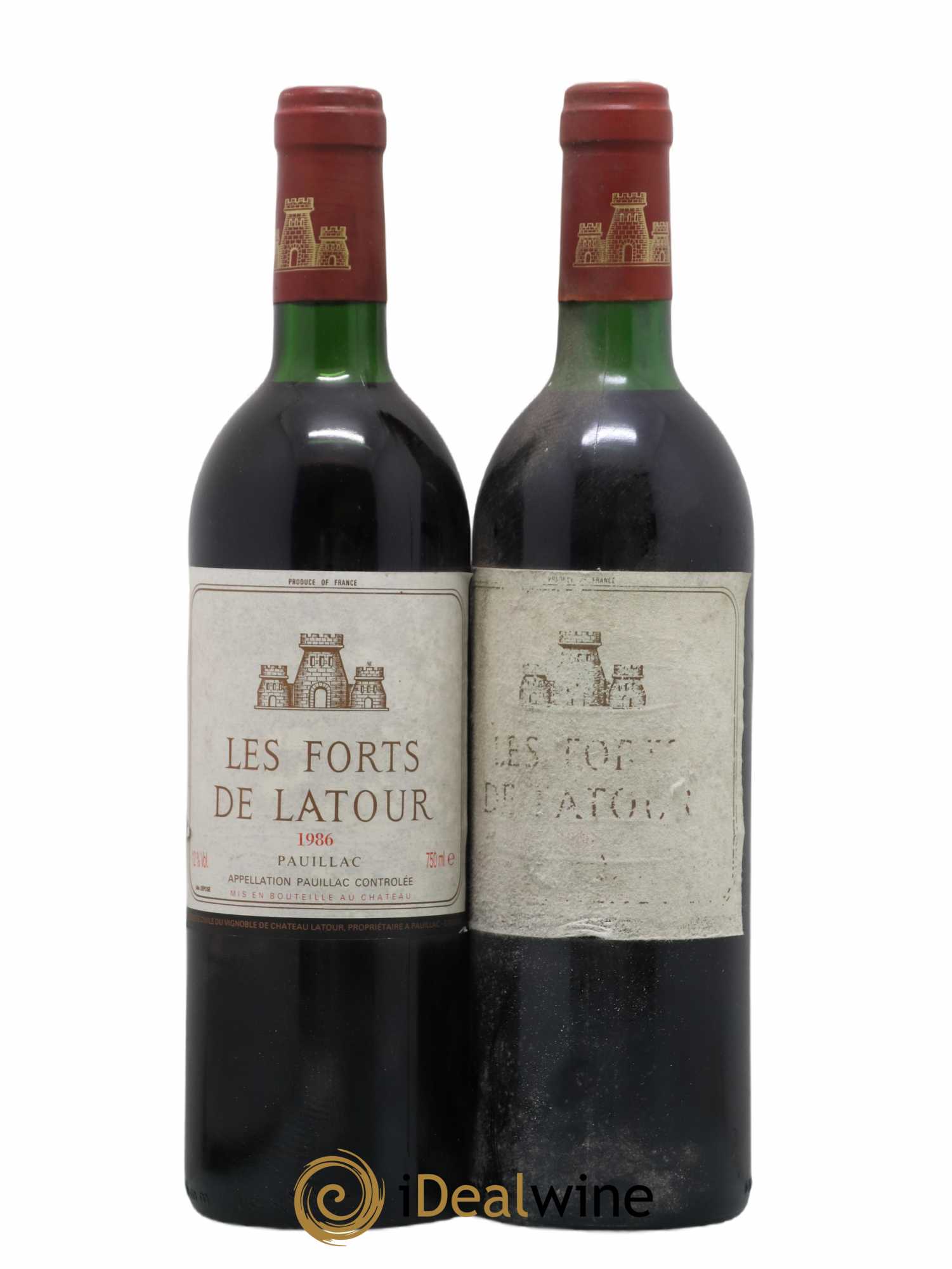Les Forts de Latour Second Vin 1986 - Lot de 2 bouteilles - 0