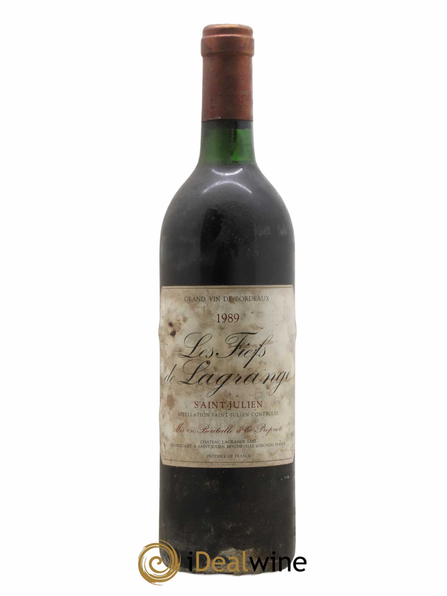 Les Fiefs de Lagrange Second Vin 1989 - Lot de 1 bouteille - 0