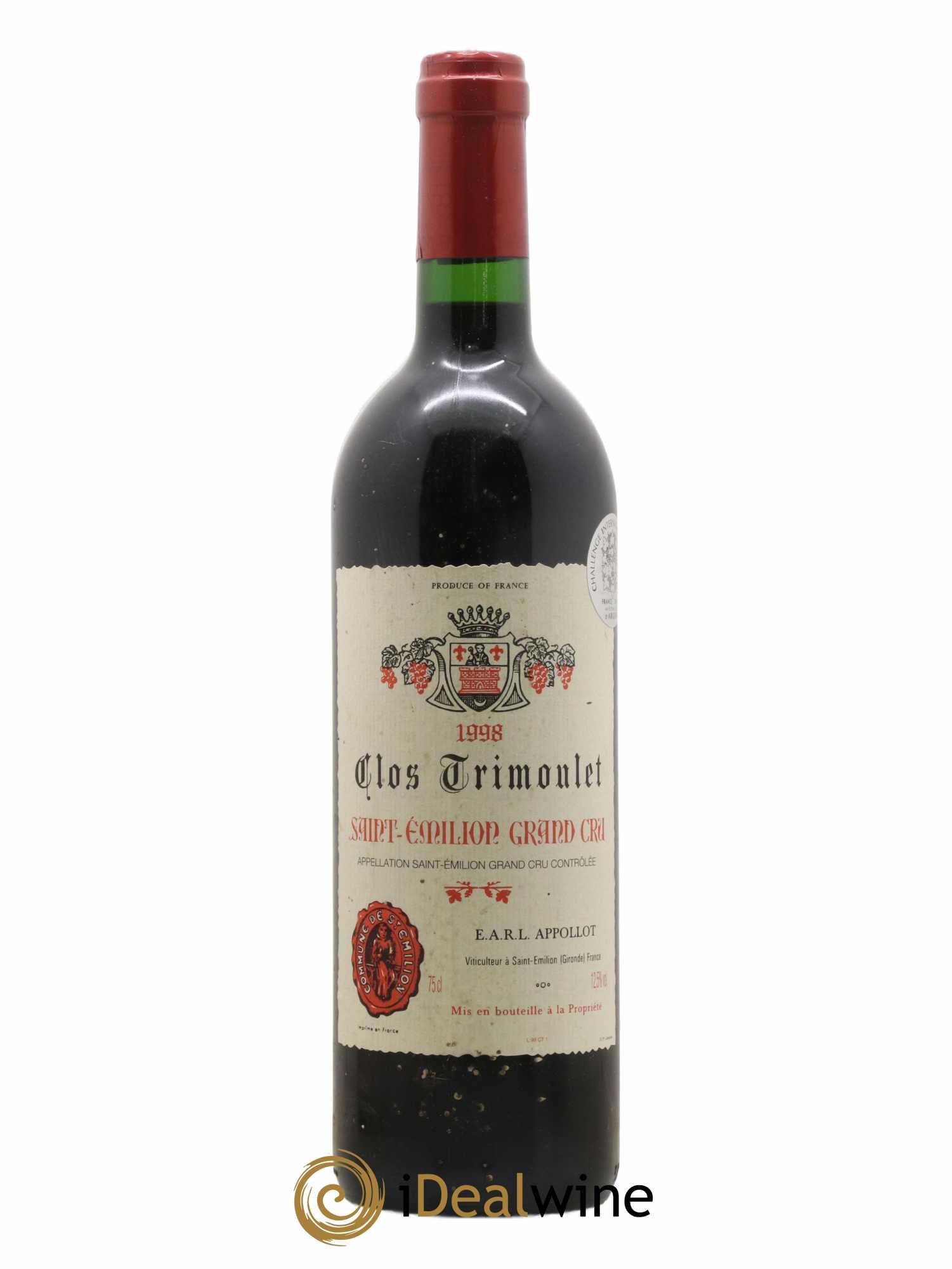 Clos Trimoulet 1998 - Lot de 1 bouteille - 0