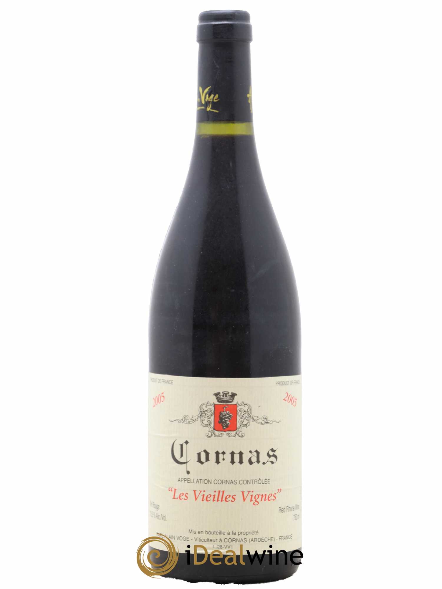 Cornas Les Vieilles Vignes Alain Voge (Domaine) 2005 - Lot de 1 bouteille - 0