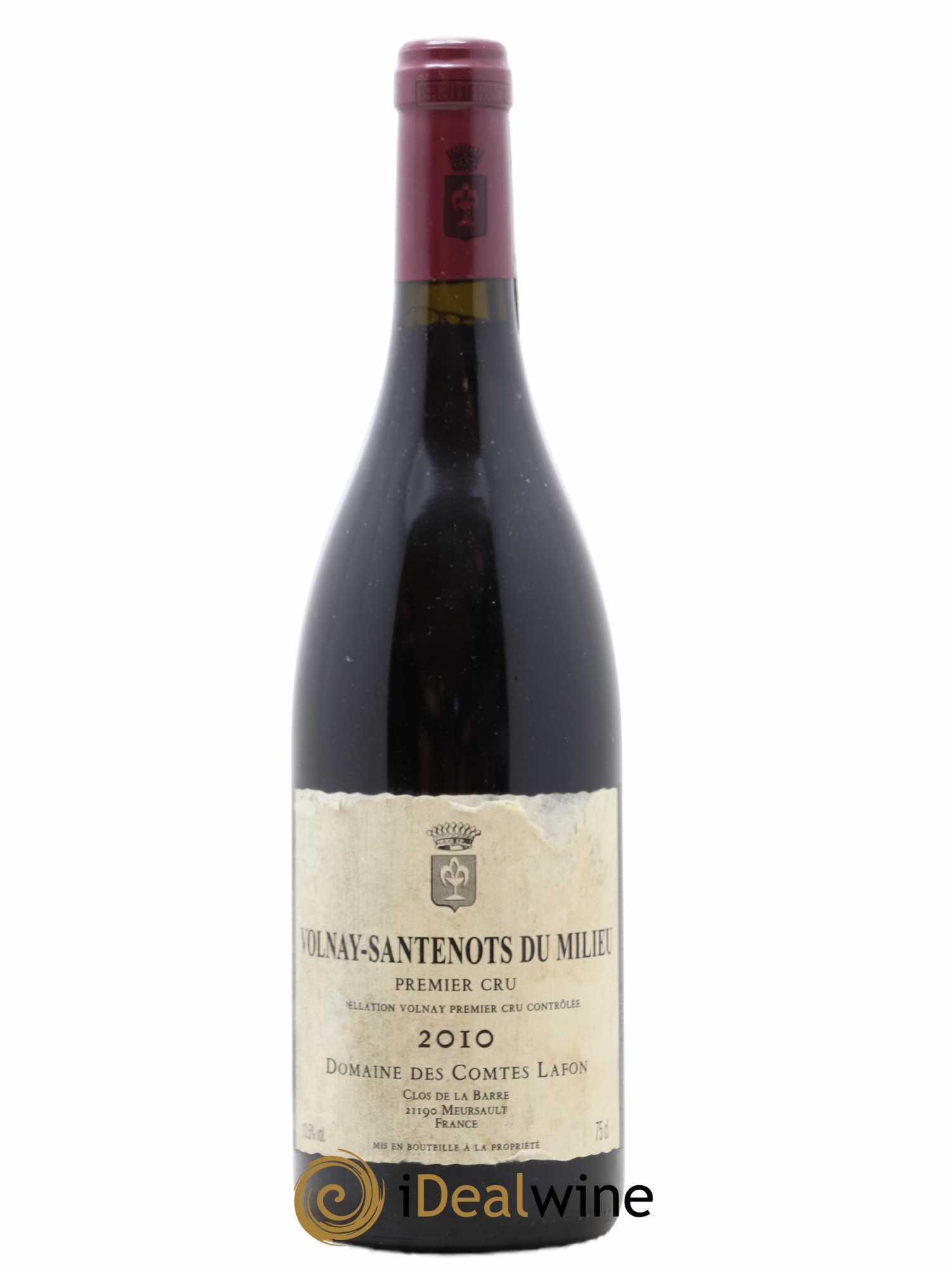 Volnay 1er Cru Santenots du Milieu Comtes Lafon (Domaine des) 2010 - Lot de 1 bouteille - 0