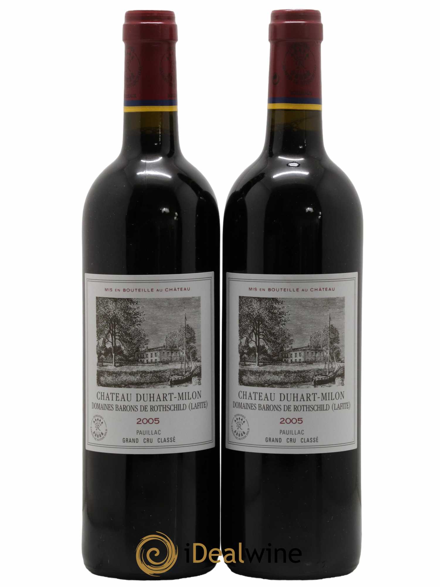 Château Duhart-Milon 4ème Grand Cru Classé 2005 - Lot de 2 bouteilles - 0