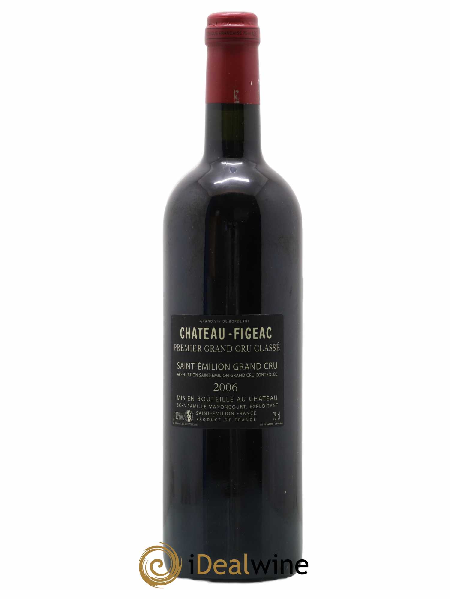 Château Figeac 1er Grand Cru Classé A 2006 - Lot de 1 bouteille - 1