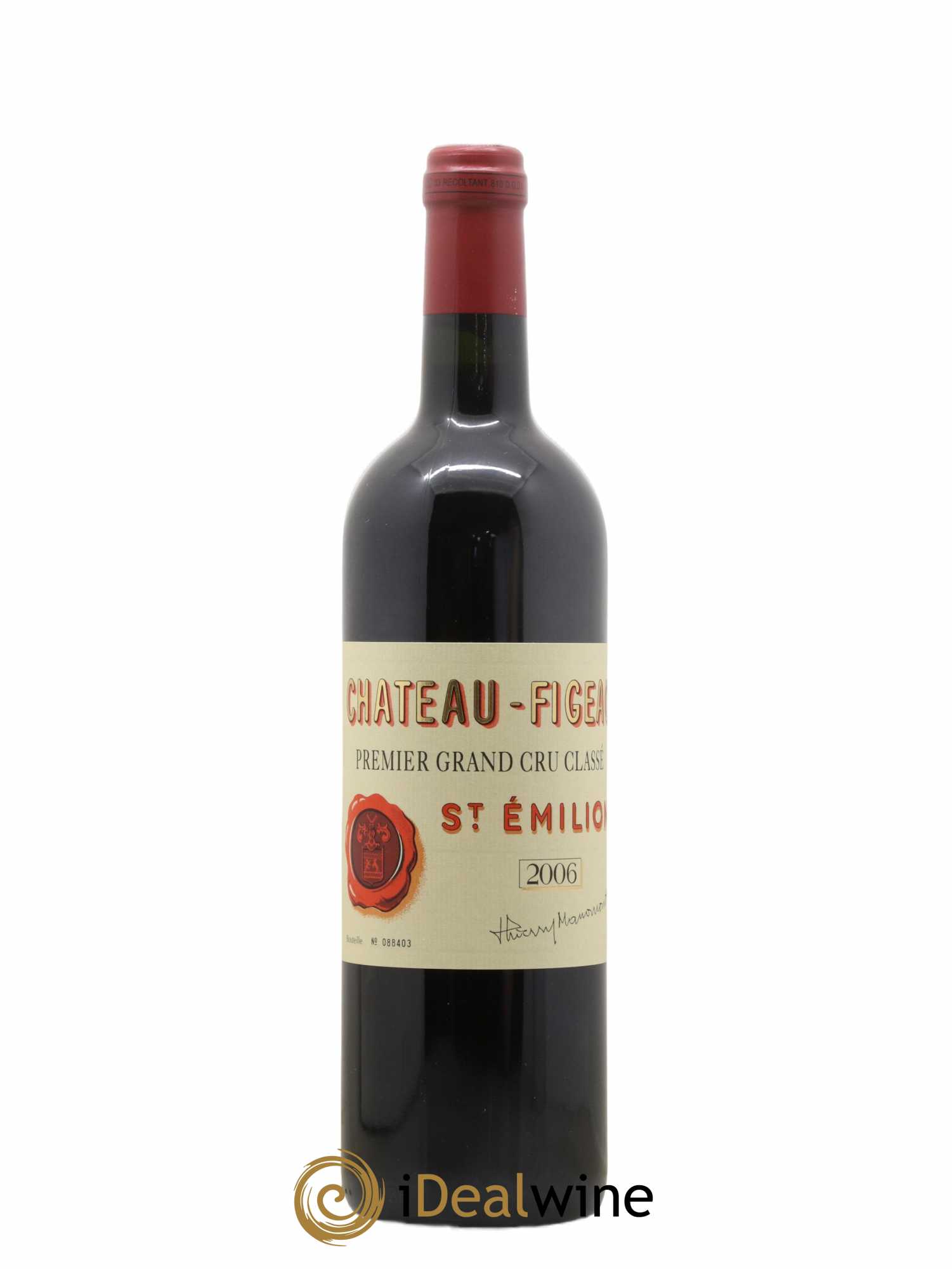 Château Figeac 1er Grand Cru Classé A 2006 - Lot de 1 bouteille - 0