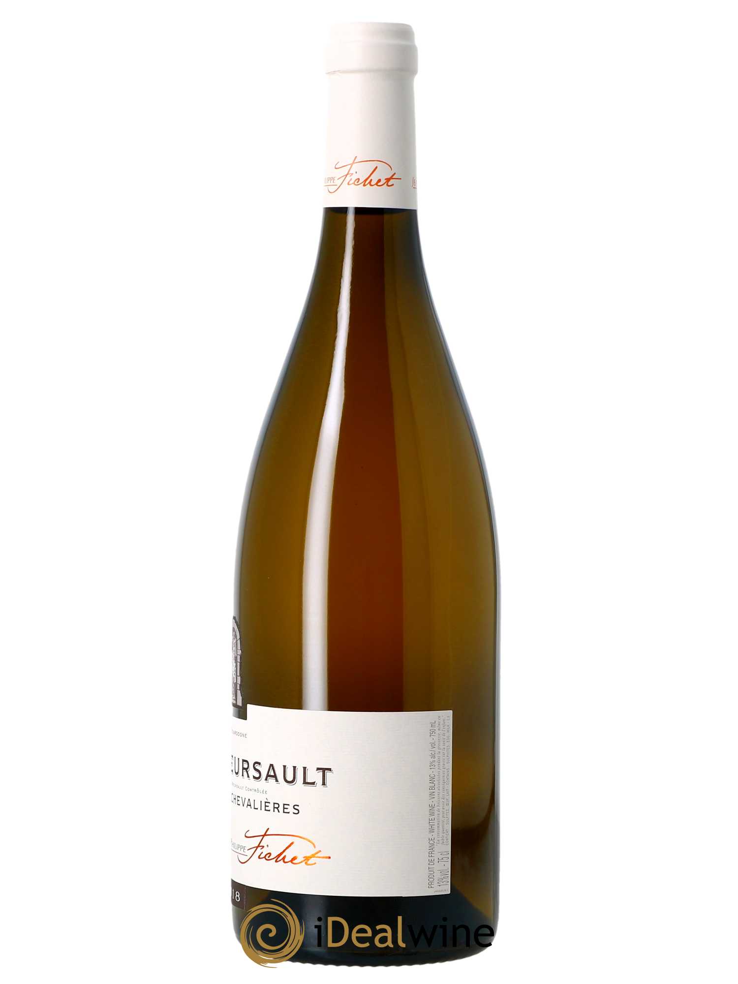 Meursault Les Chevalières Jean-Philippe Fichet 2018 - Lot de 1 bouteille - 1